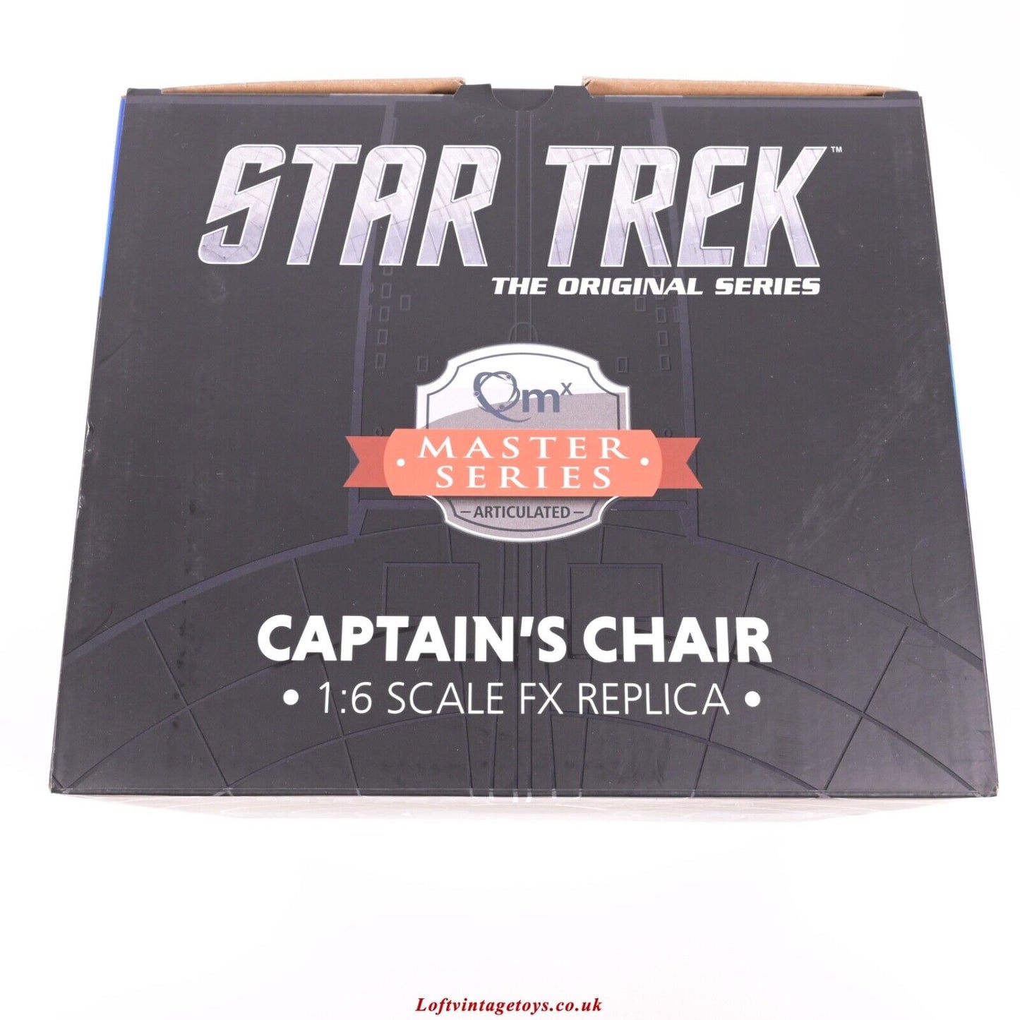 QMX Star Trek: Die Originalserie – Kapitänsstuhl, Maßstab 1:6
