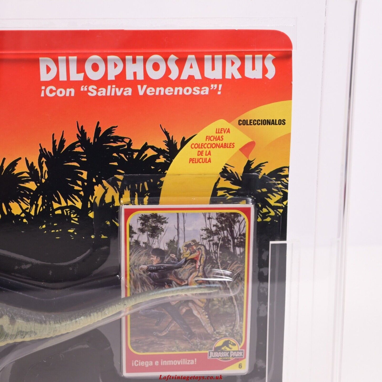 Vintage Kenner Jurrasic Park Dilophosaurus UKG 80 - 1983