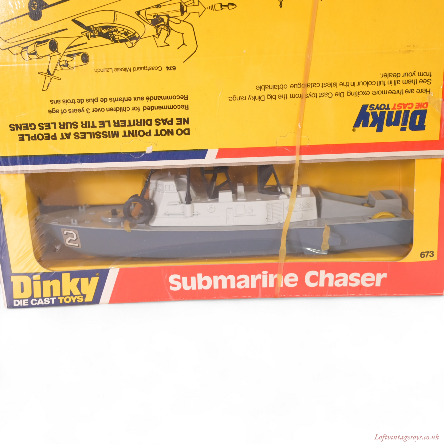 Dinky Toys 673 Submarine Chaser Models - Trade Pack Of Six, SEALED
