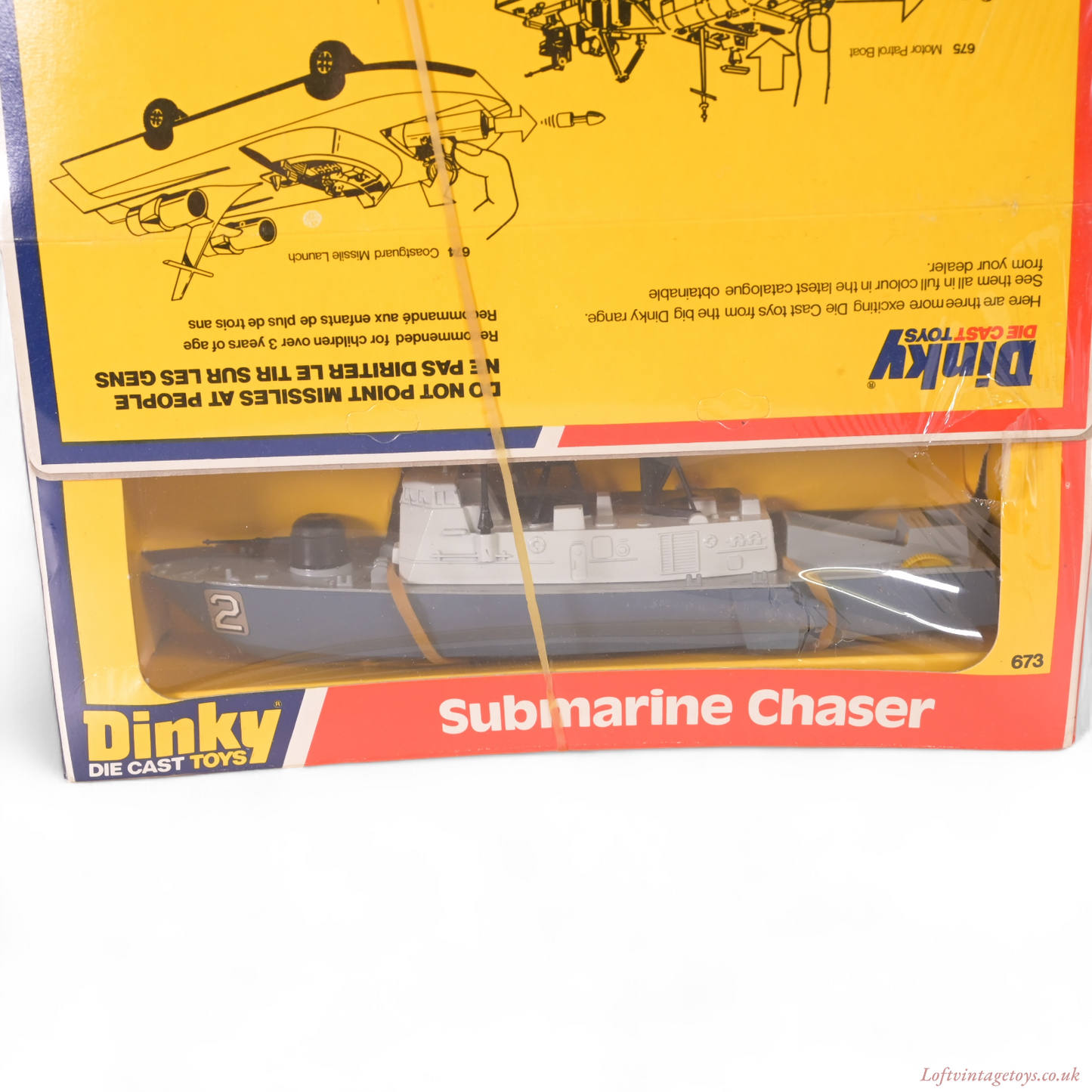 Dinky Toys 673 Submarine Chaser Models - Trade Pack Of Six, SEALED