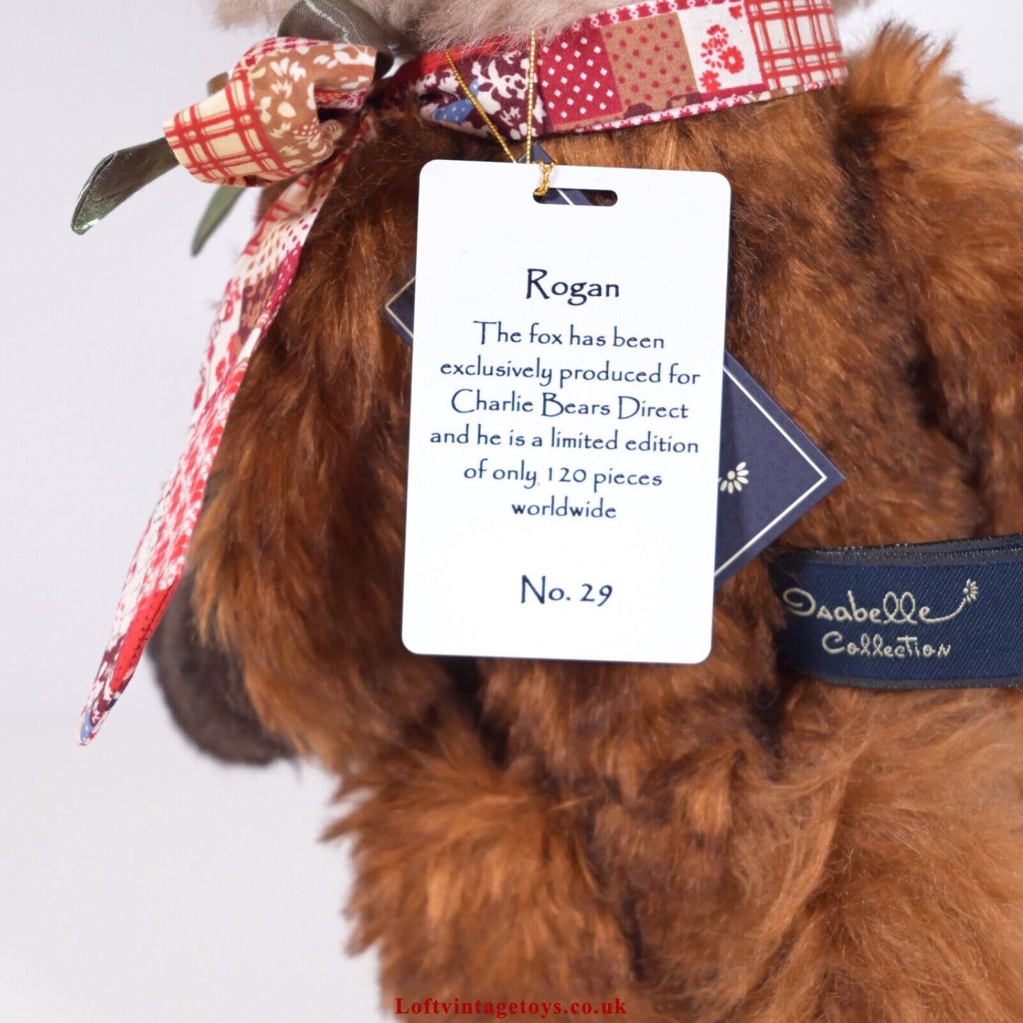 Charlie Bears Rogan Fox Isabelle Collection, LE 29/120 - SJ 6010