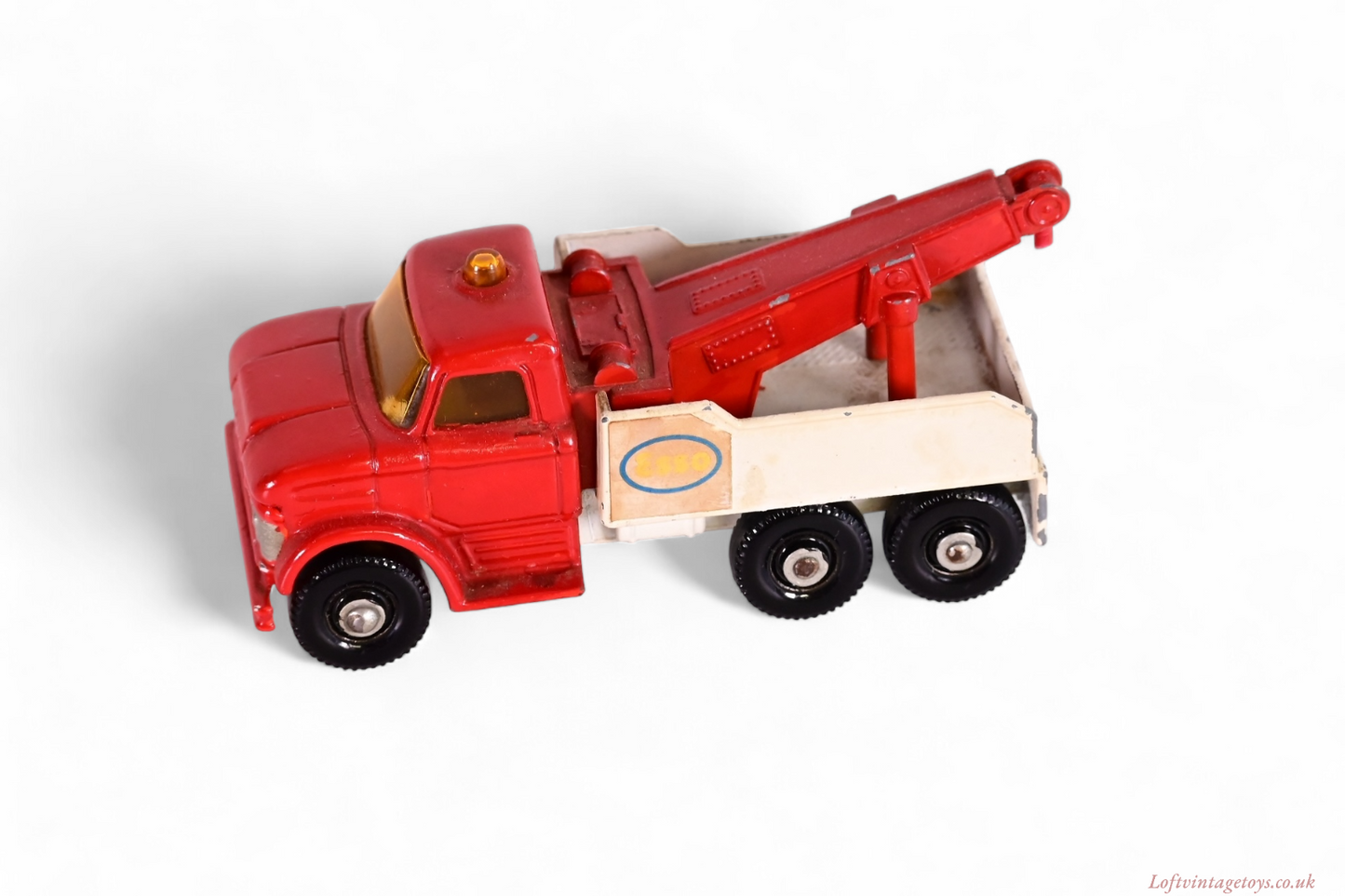 Matchbox No. 71c Esso Heavy Wreck Truck - Rare Amber Windows