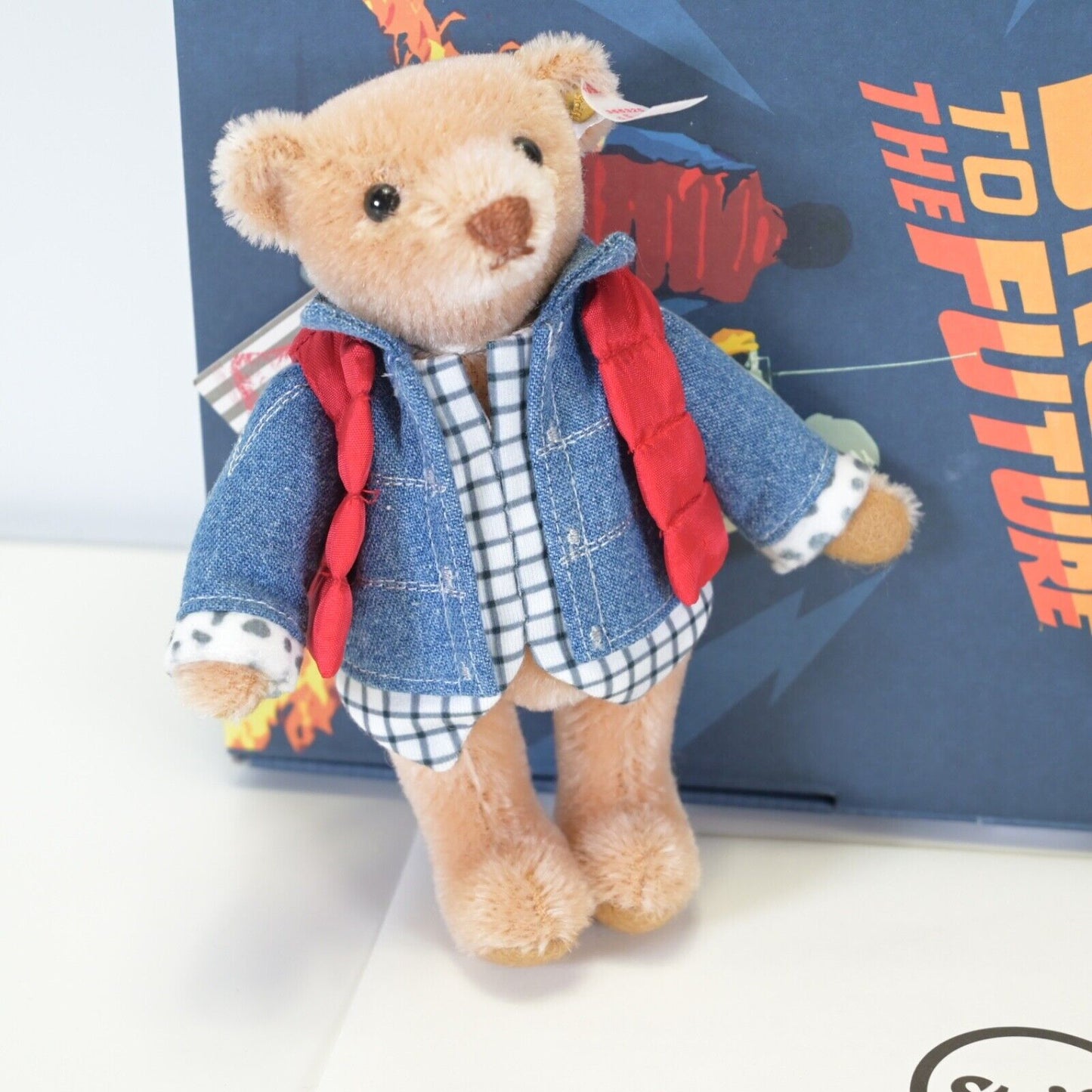 Steiff Back To The Future Two Piece Teddy Bear Set - Limited Edition / 355325
