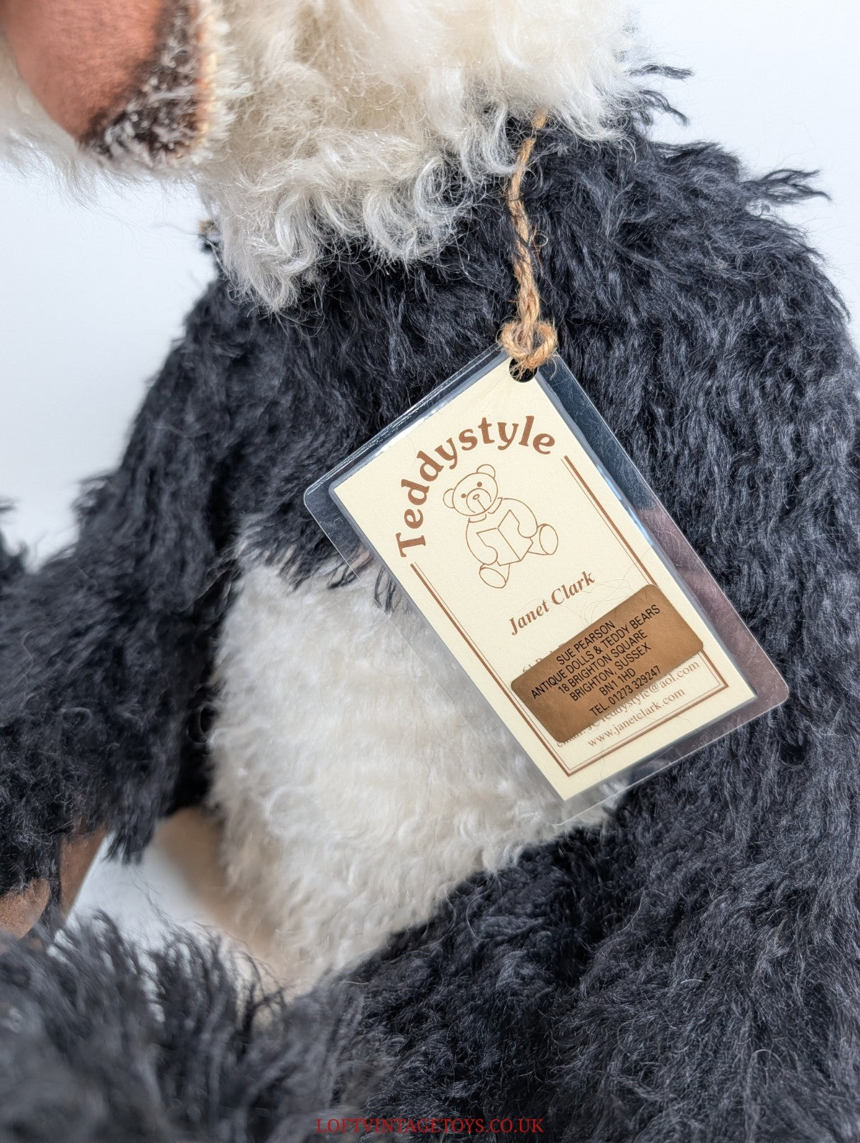 Teddystyle Bear "Chi Panda" By Janet Clarke - One of a Kind 1/1