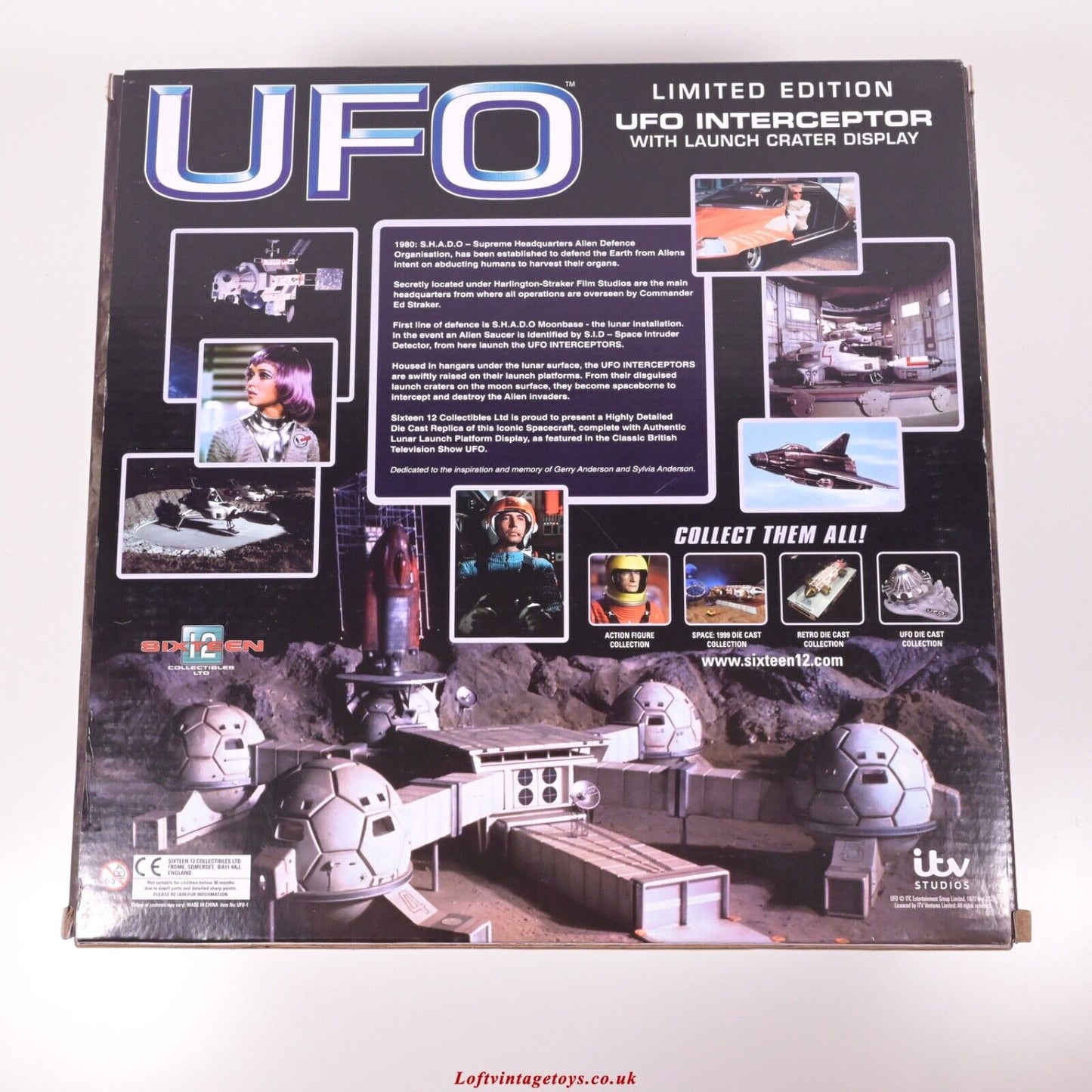 Sixteen 12 UFO SHADO Interceptor mit Startkrateranzeige - UFO-1