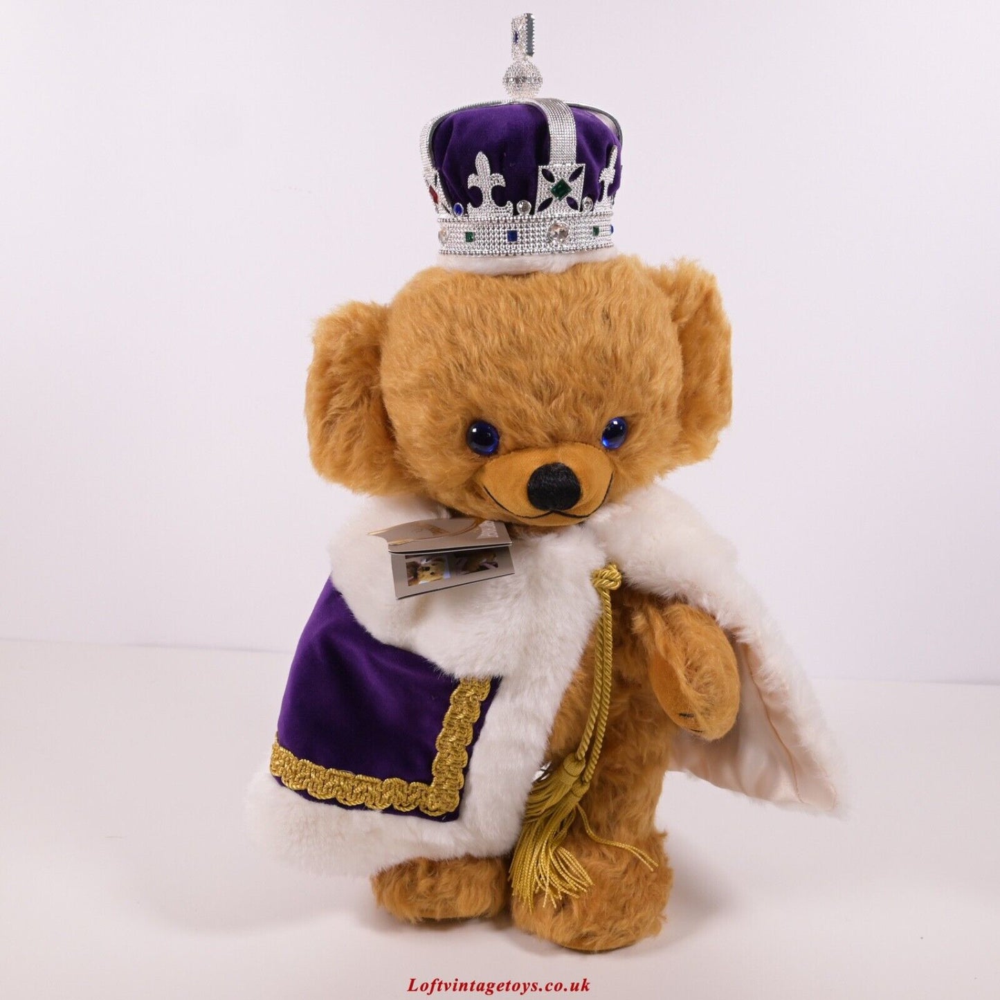Merrythought King Charles III Coronation Commemorative Cheeky Bear