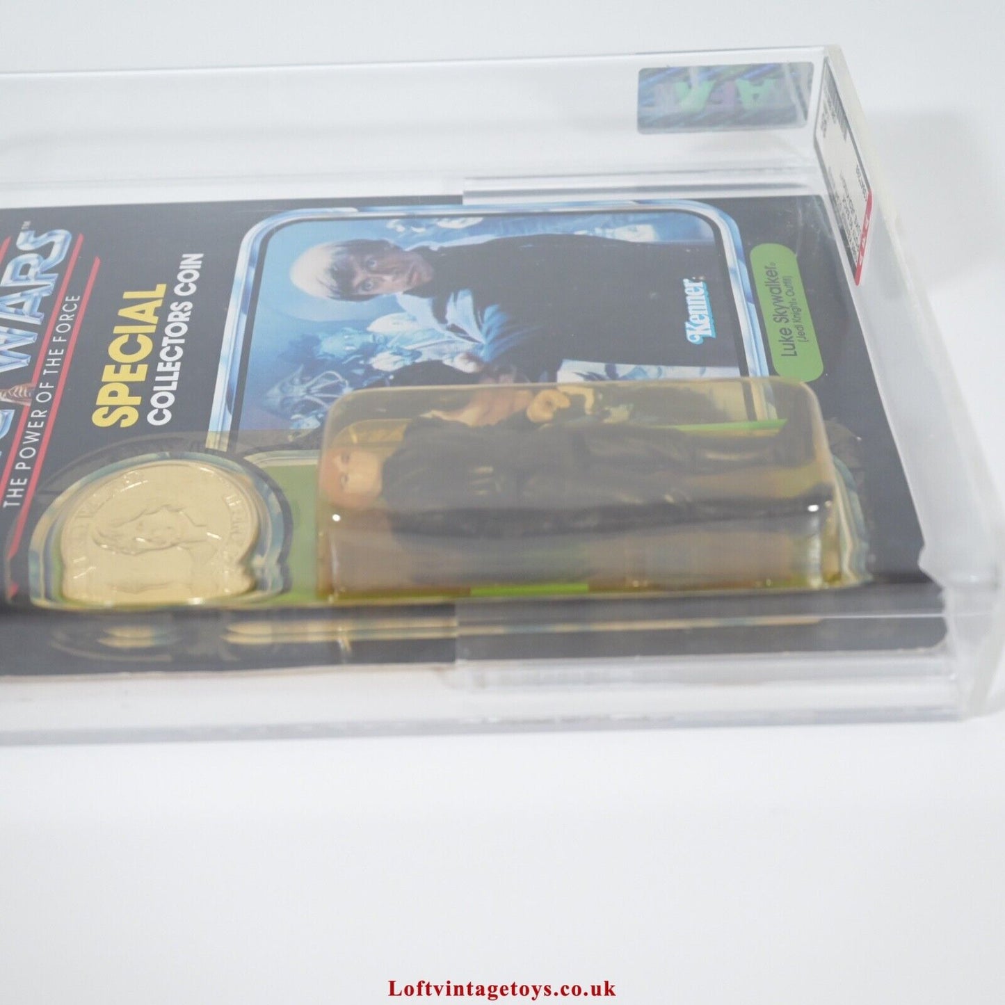 Kenner Star Wars Power of the Force Luke Skywalker 92 AFA 85 not UKG