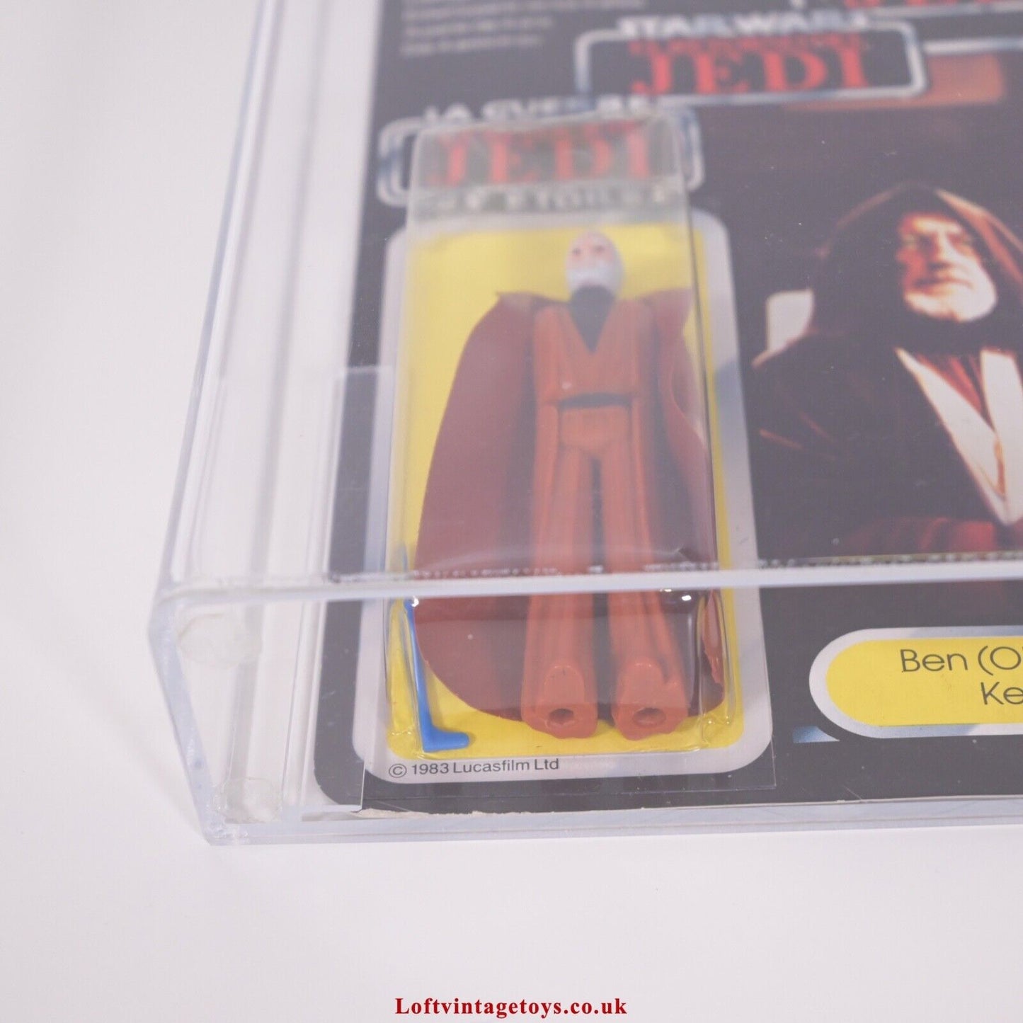 Palitoy Star Wars Ben (Obi-Wan) Kenobi Tri-logo AFA 80, not UKG