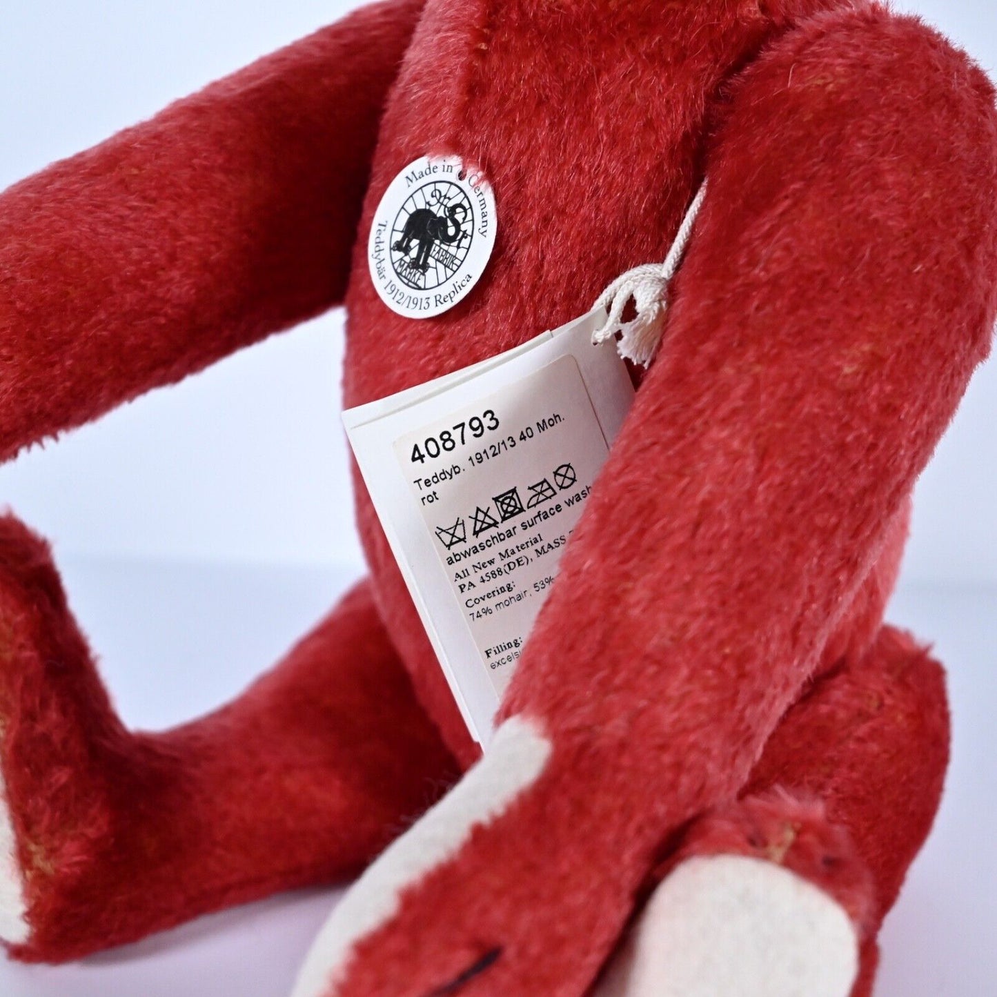 Steiff Teddy Bear Replica 1912/1913 - 408793, Limited Edition of 1000