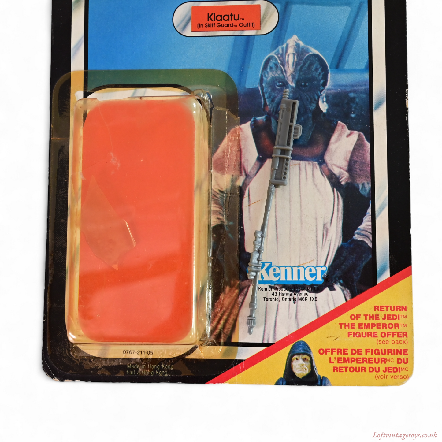 Kenner Star Wars Return Of The Jedi Klaatu Figure (in Skiff Outfit) - 1983