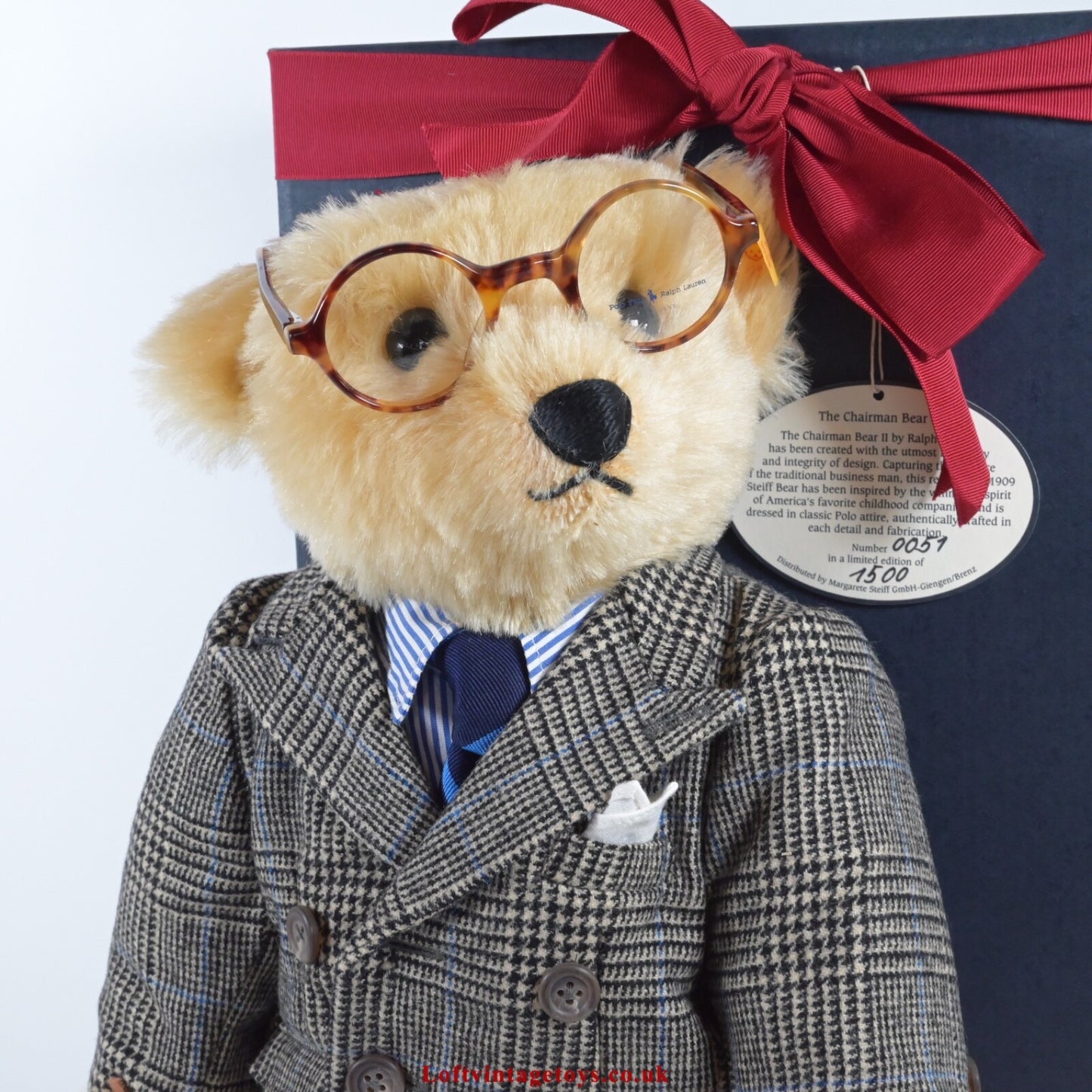 Steiff Ralph Lauren Chairman II Bear Ltd. Auflage von 1500