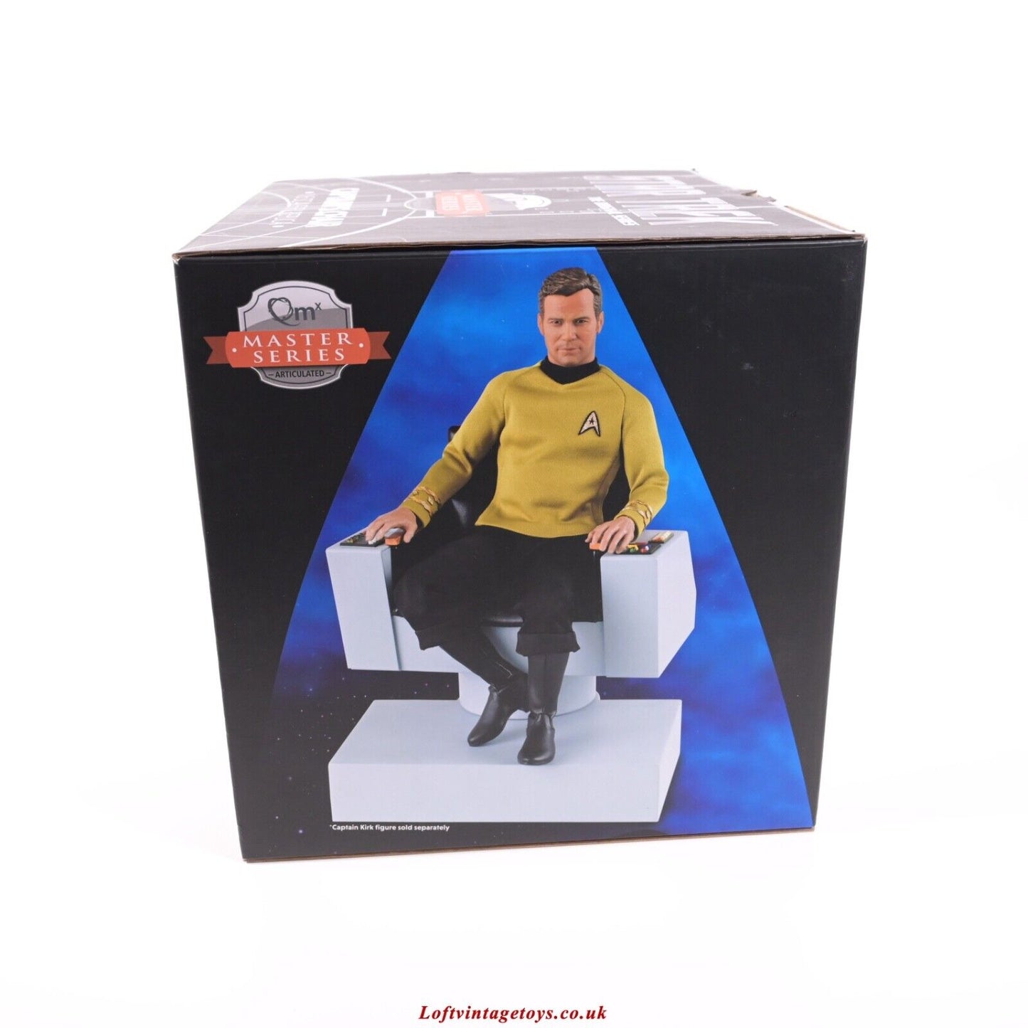 QMX Star Trek: Die Originalserie – Kapitänsstuhl, Maßstab 1:6