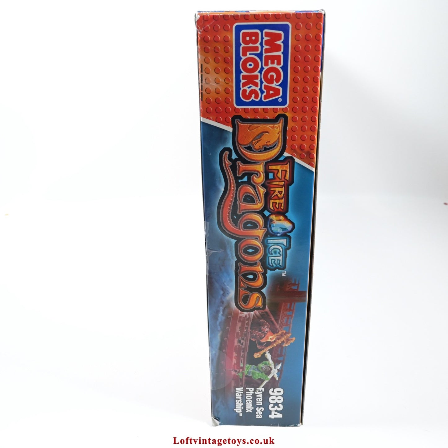 Mega Bloks Fire & Ice Dragons 9834 - Fyren Sea Phoenix Warship, New & Sealed