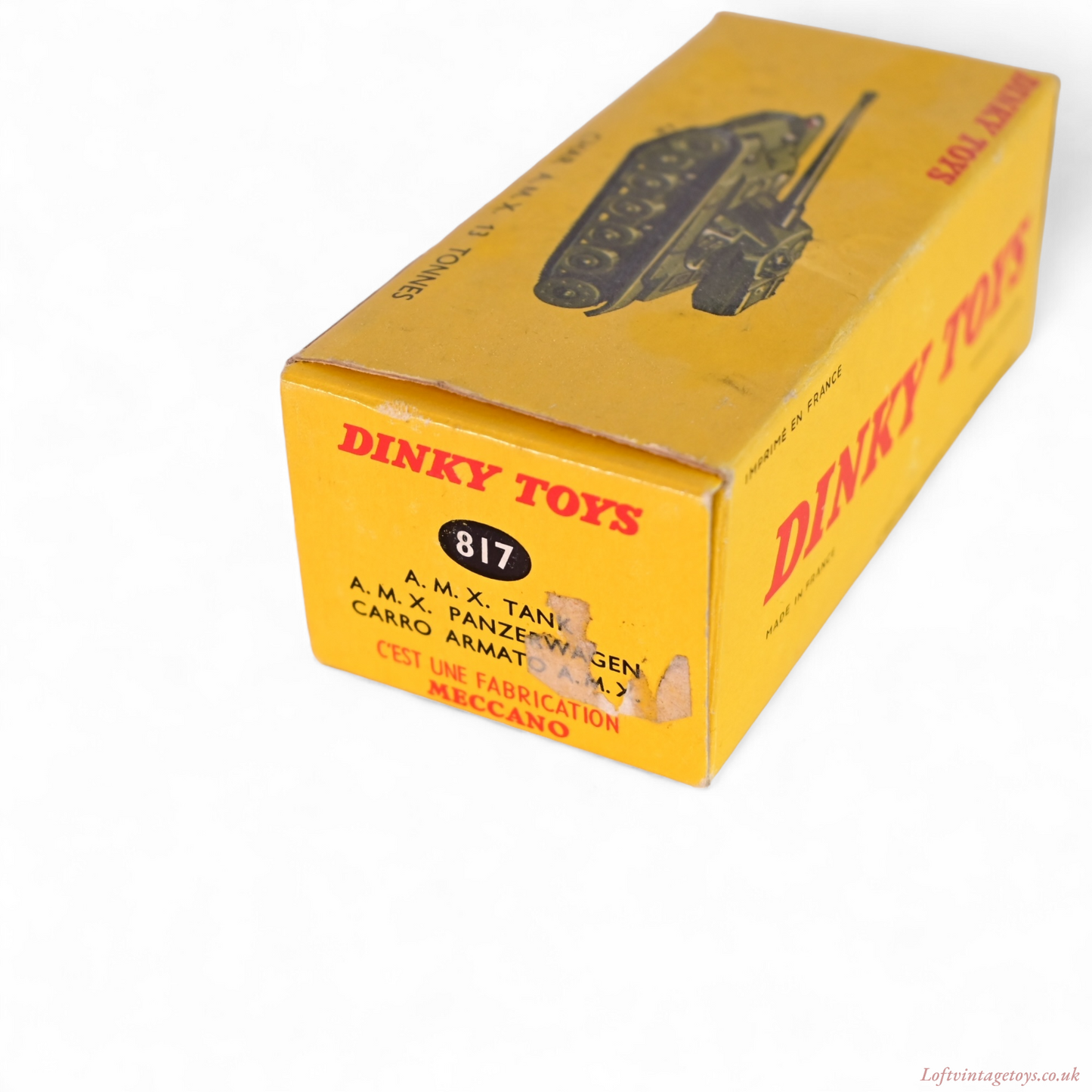 Dinky 817 Char AMX Panzer mit Innenteil und Box