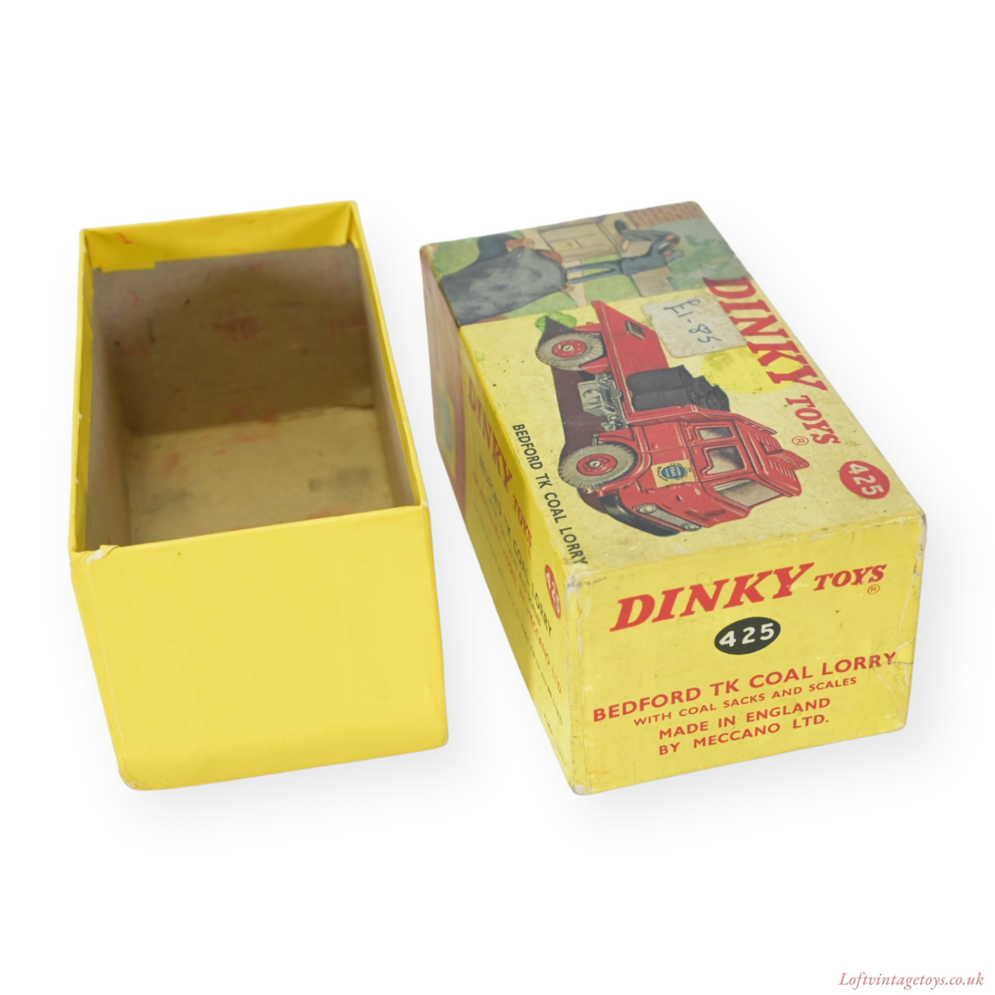 Dinky 425 Bedford Tk Coal Lorry With Box