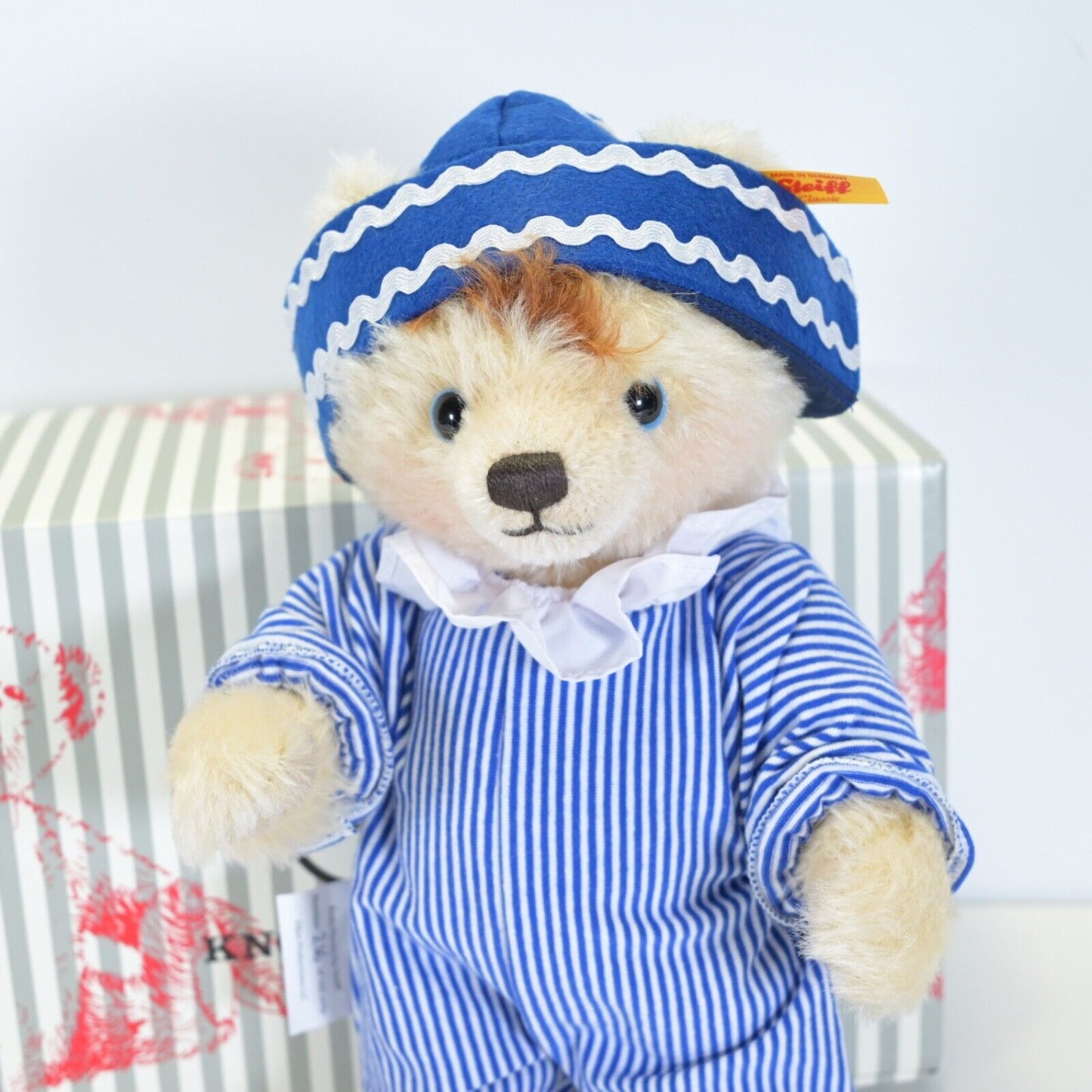 Steiff Andy Pandy Bear Danbury Mint Ltd Edition 51% Mohair Boxed & Certificate