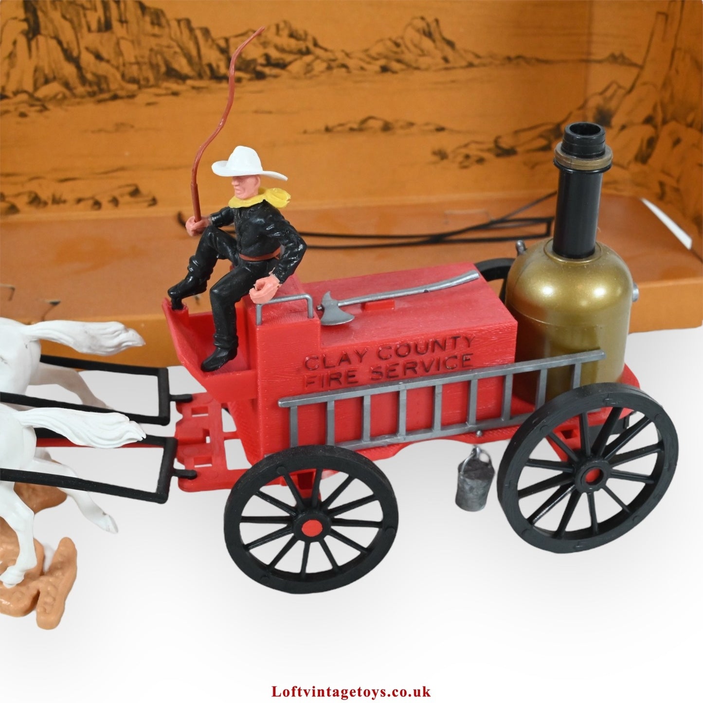 Timpo Wild West Fire Engine Set - Ref. 280
