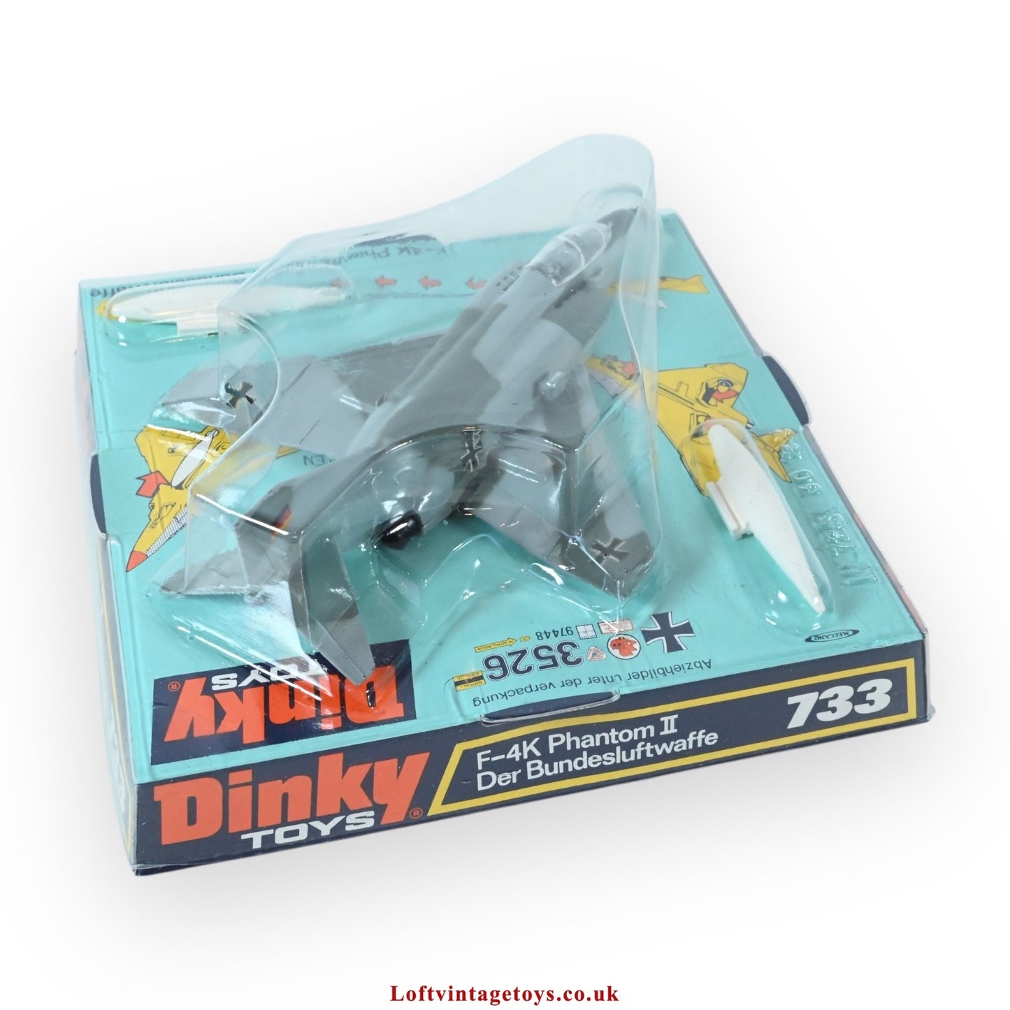 Dinky 733 F-4K Phantom II Aircraft / Der Bundesluftwaffe - Mint/New