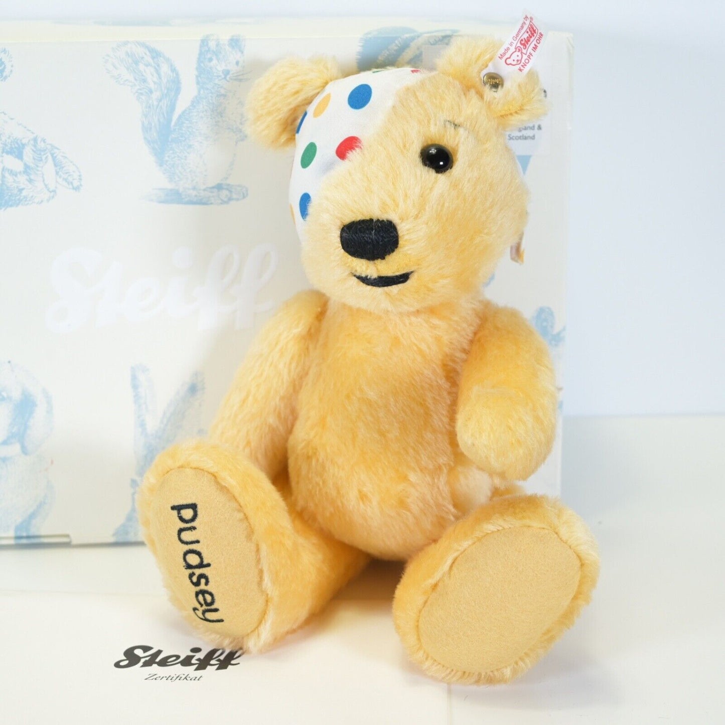 Steiff Children In Need Pudsey Bear - Ltd Ed / 654398