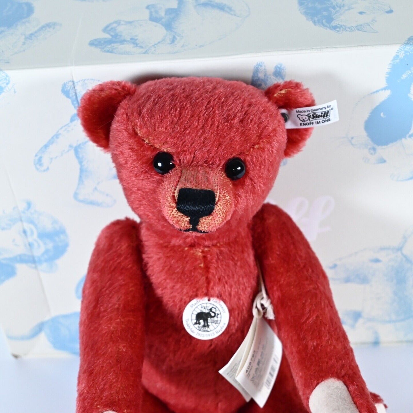 Steiff Teddy Bear Replica 1912/1913 - 408793, Limited Edition of 1000