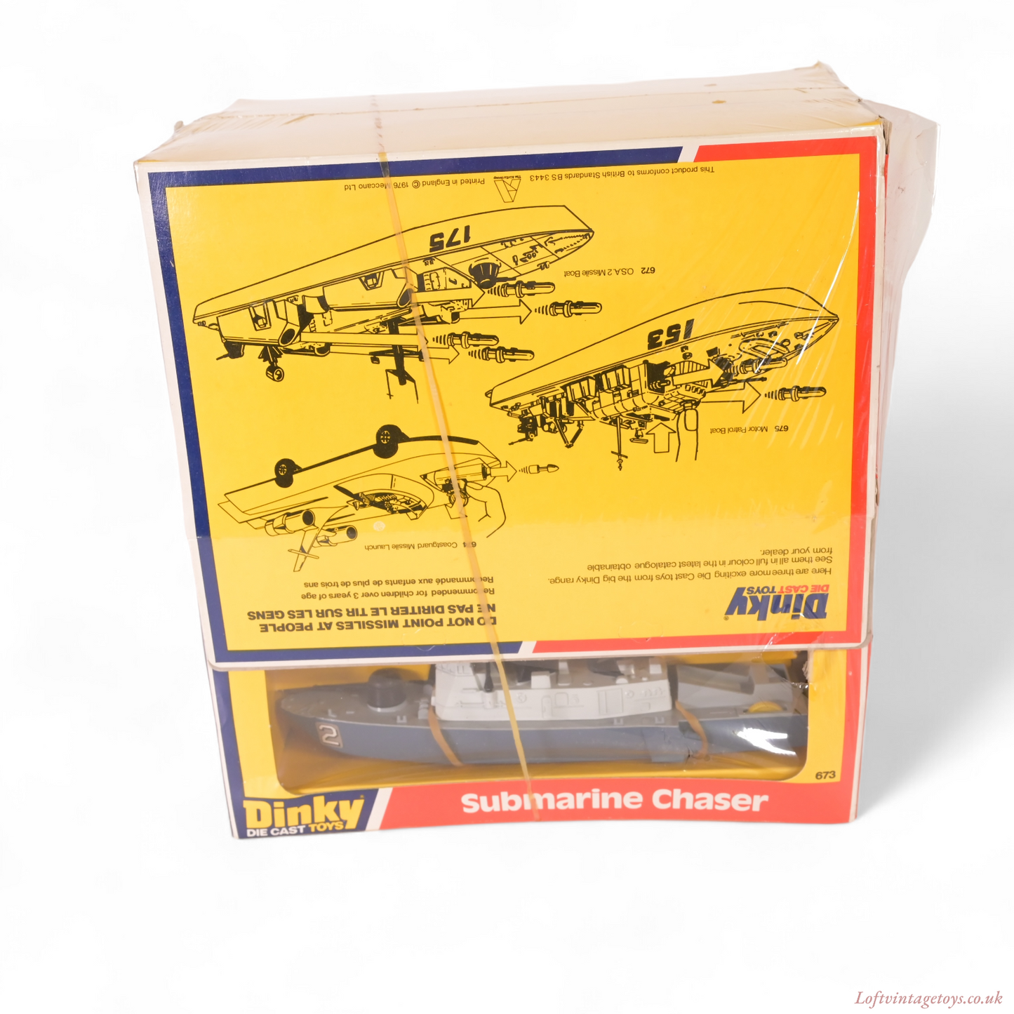 Dinky Toys 673 Submarine Chaser Models - Trade Pack Of Six, SEALED