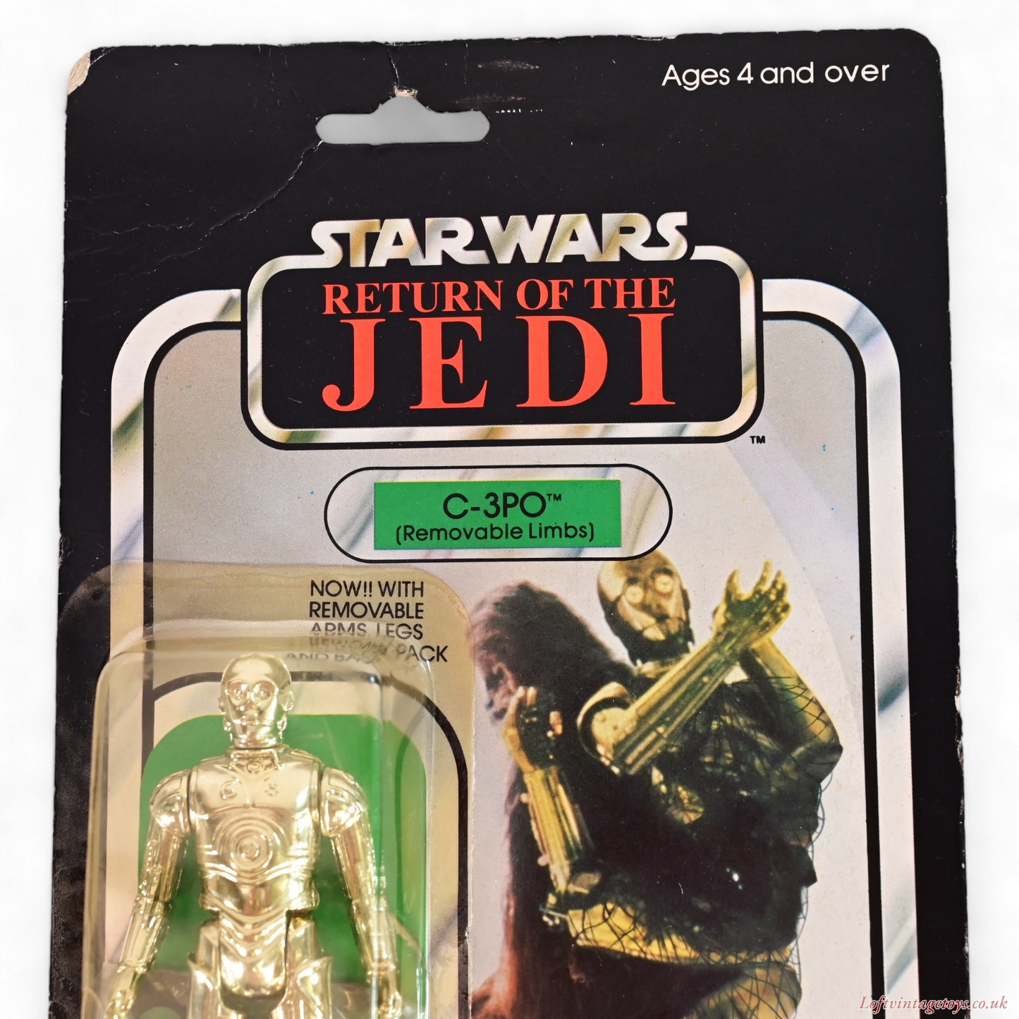 Vintage Palitoy Star Wars Return of the Jedi C-3PO - 65back