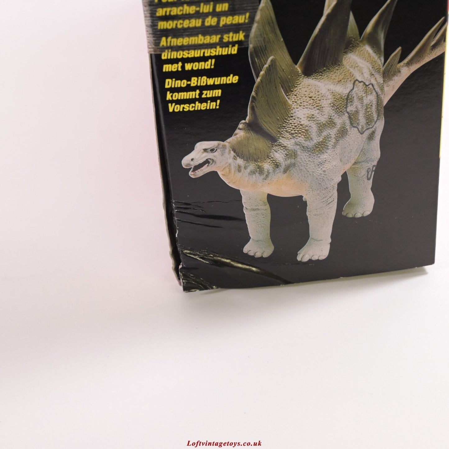Kenner Jurassic Park Stegosaurus – SEHR SELTENE Box im europäischen Stil