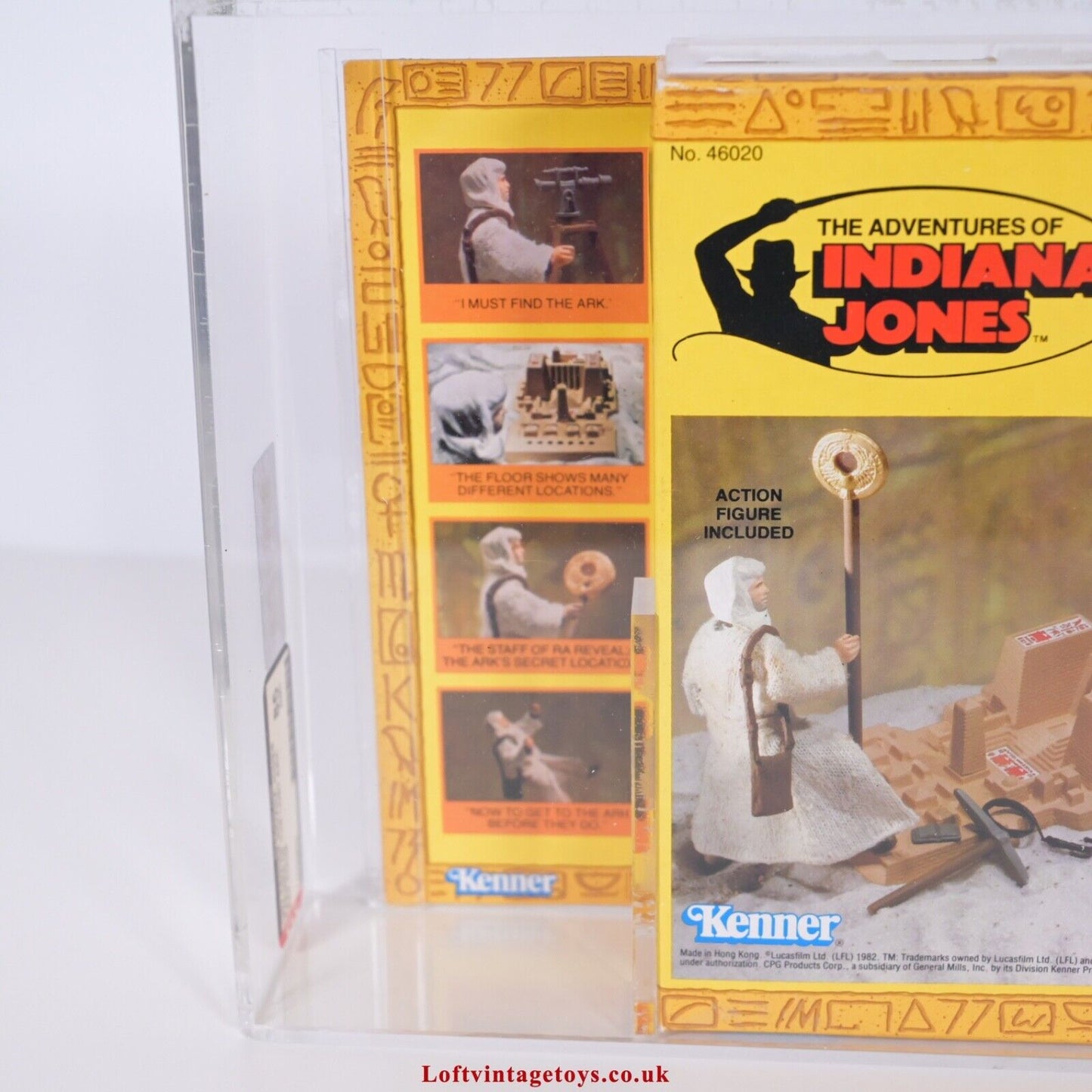 Kenner Indiana Jones ROTLA 1982 Kartenraum – Versiegelt AFA 85, nicht UKG