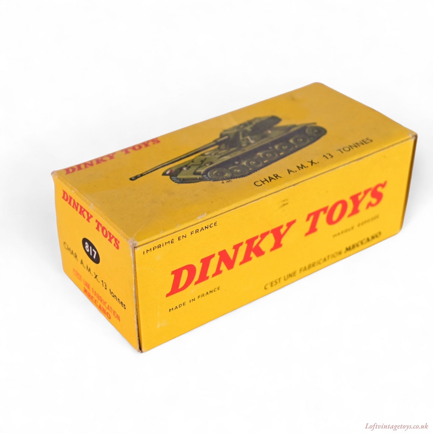 Dinky 817 Char AMX Panzer mit Innenteil und Box