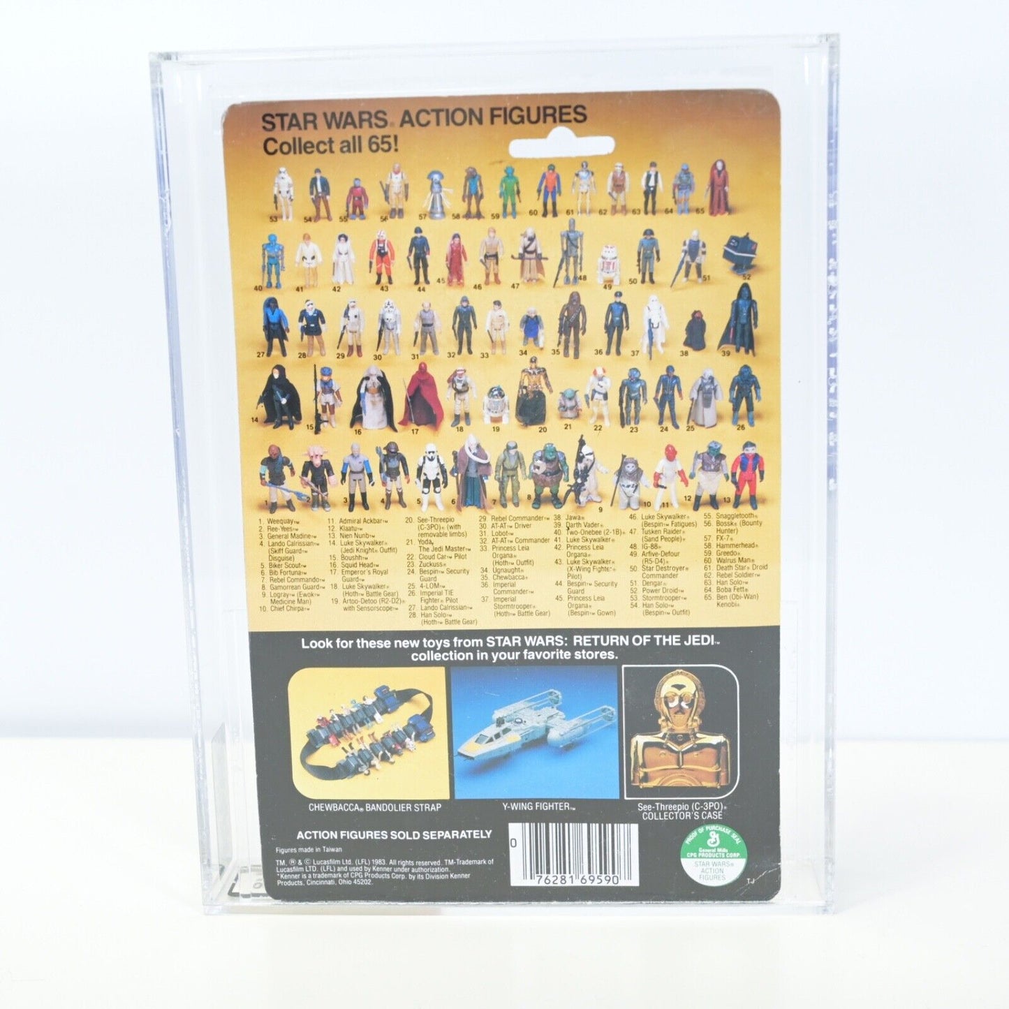Star Wars Kenner Vintage Kaiserliche Königliche Garde AFA 80