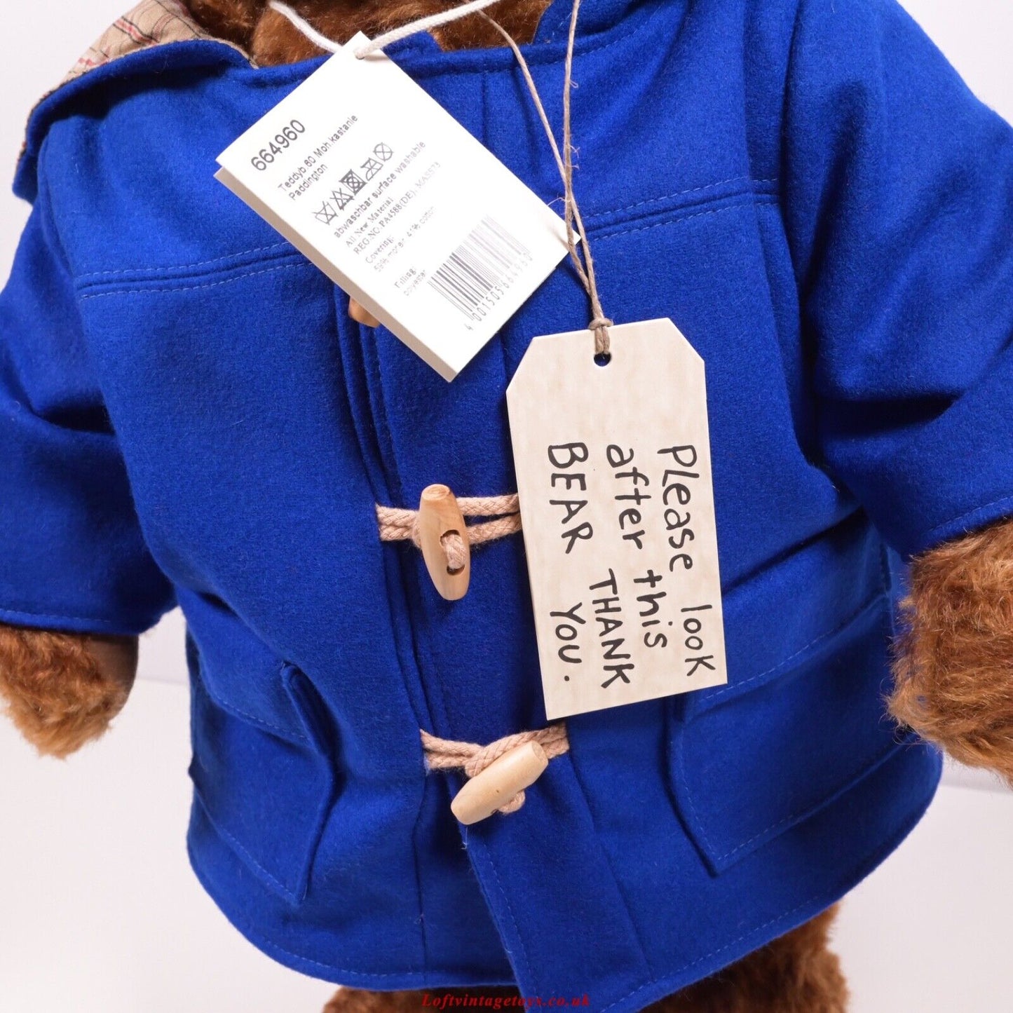 Steiff Large Paddington Bear - 664960, Ltd ED 378/500