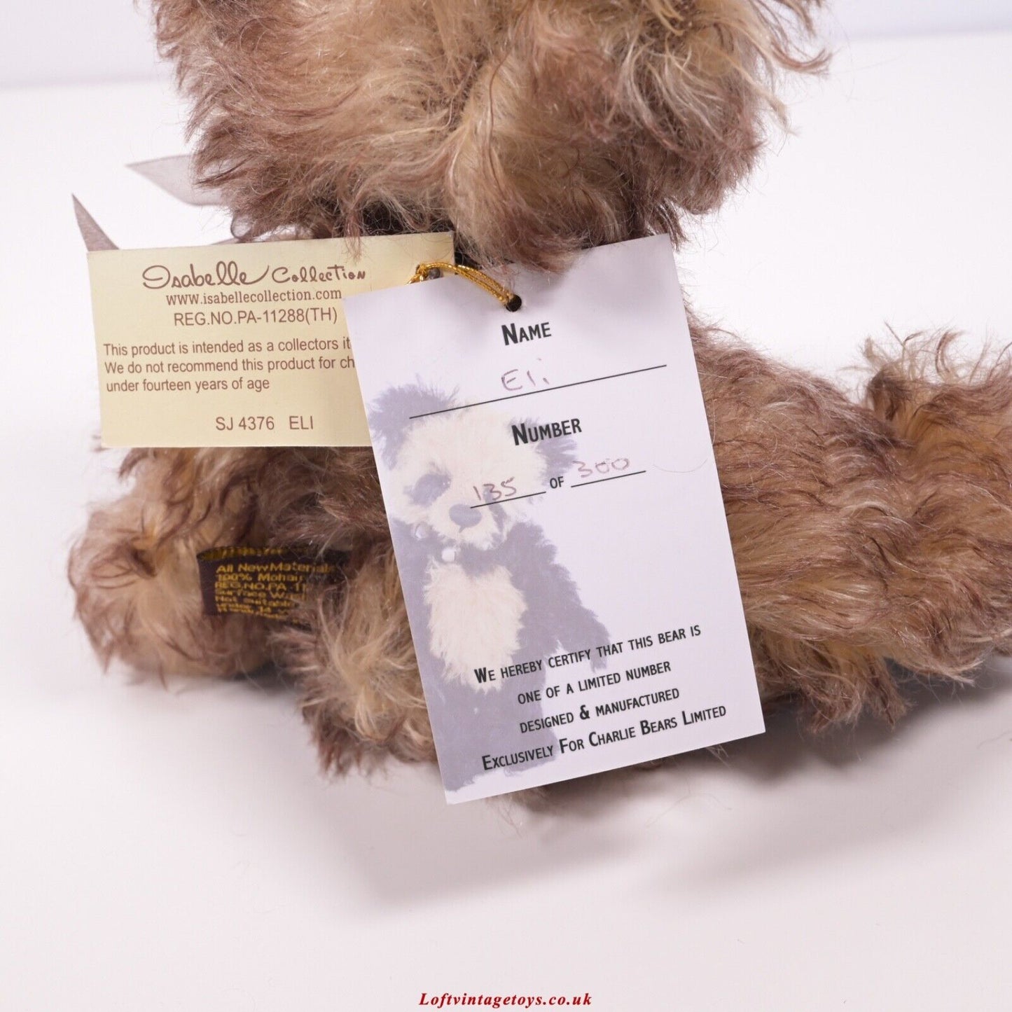 Charlie Bears Isabelle Collection Eli Teddy Bear - Ltd Edition of 300