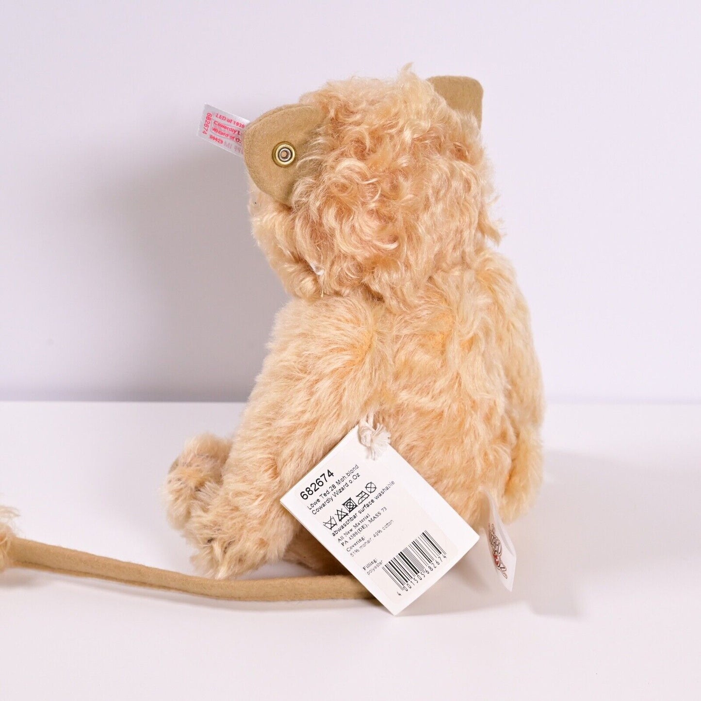 Steiff Wizard Of Oz Cowardly Lion Teddy Bear Ltd Ed 682674