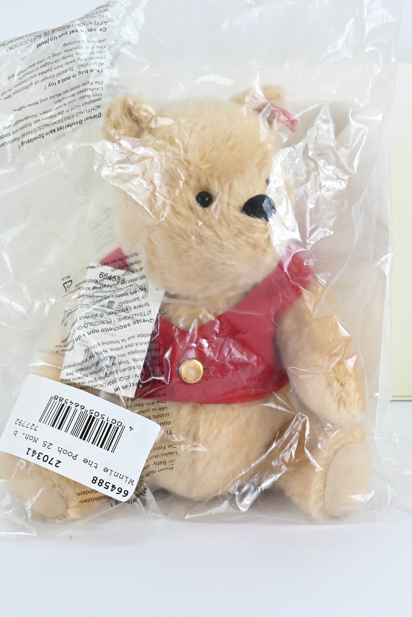 Steiff Winnie The Pooh Limited Edition - 664588 (Boxed With Certificate)