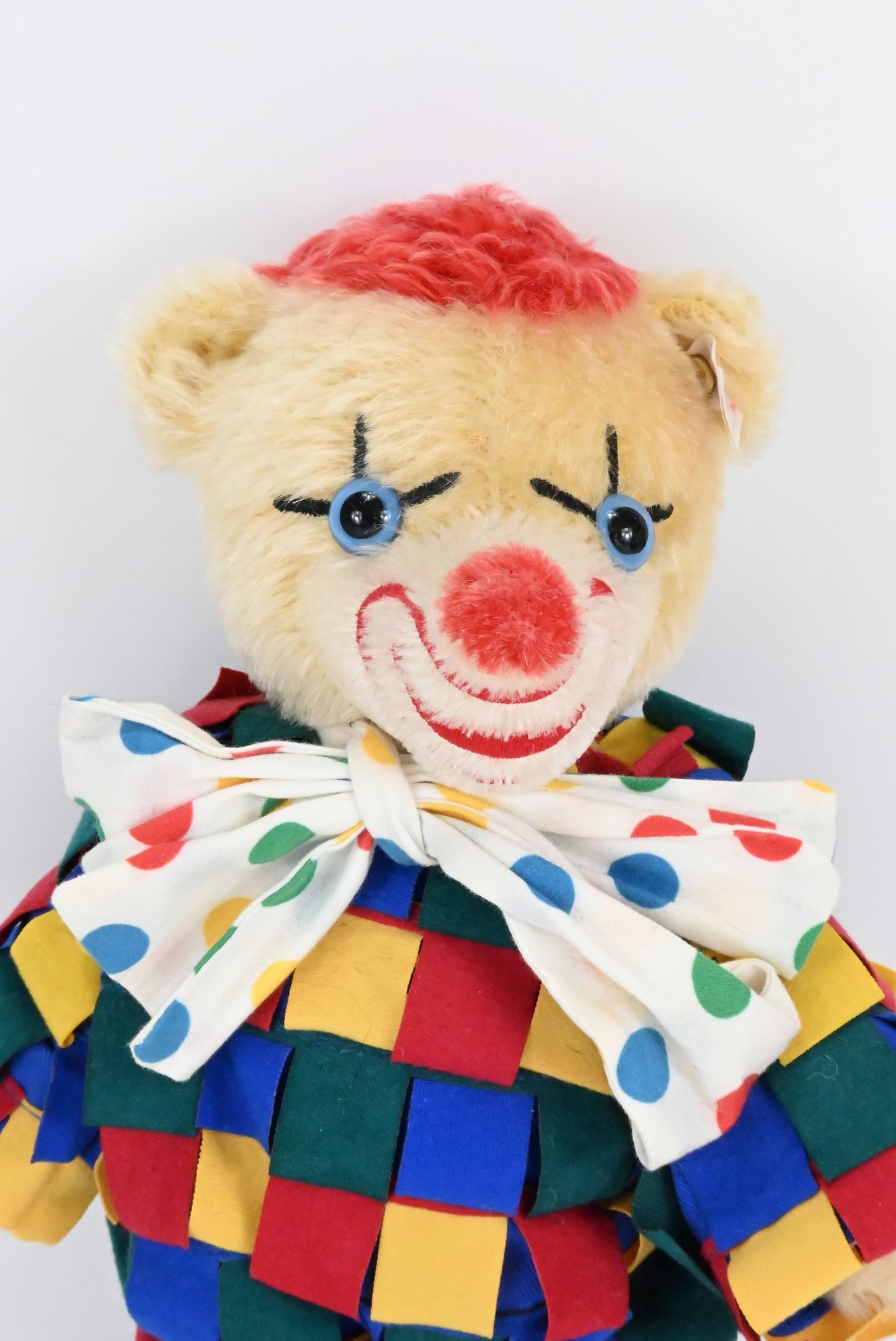 Steiff Germany Lappenclown Teddy Bear - 989605