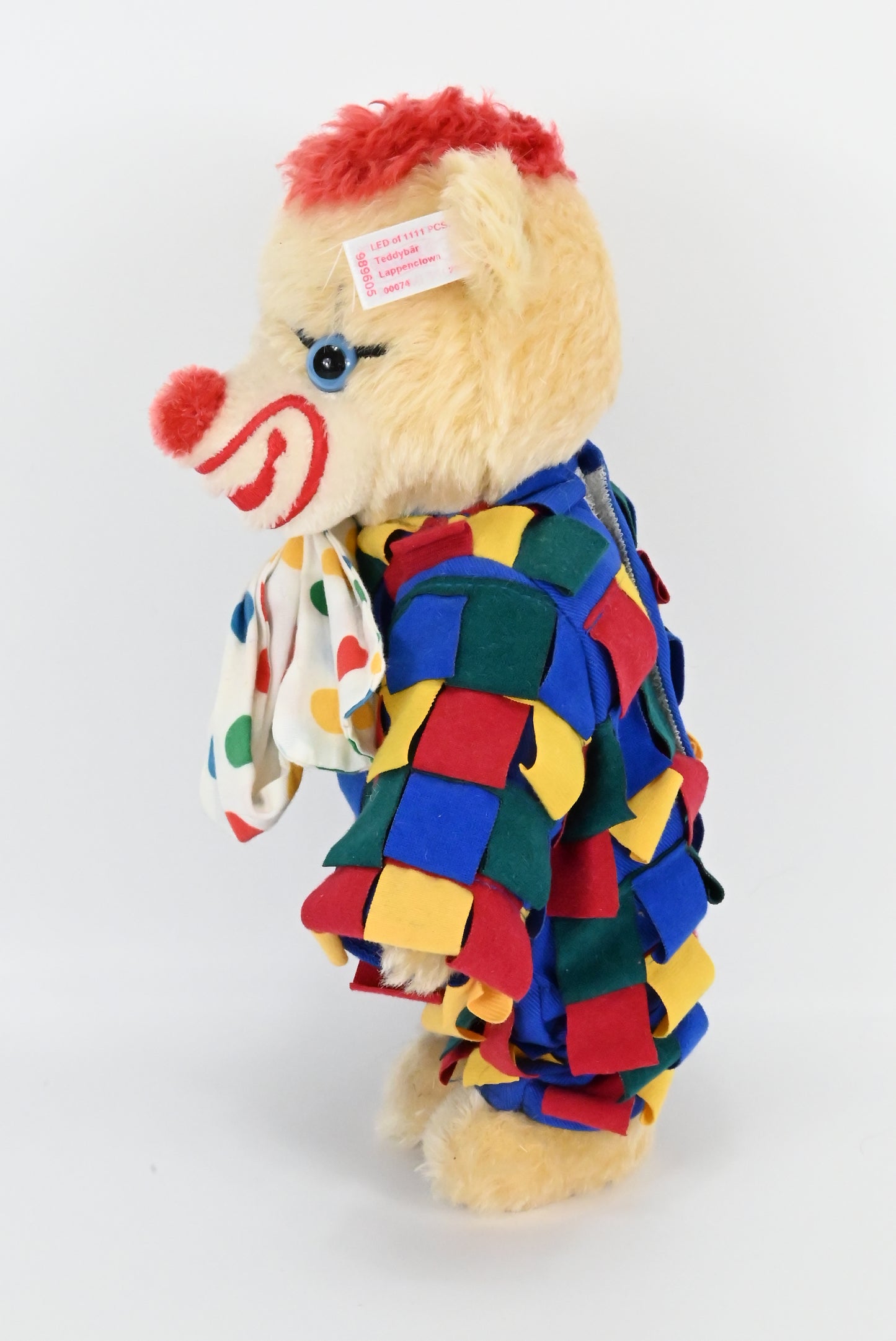 Steiff Germany Lappenclown Teddy Bear - 989605