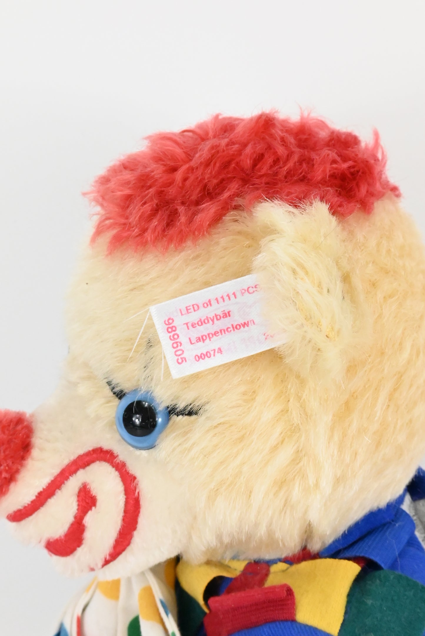 Steiff Germany Lappenclown Teddy Bear - 989605