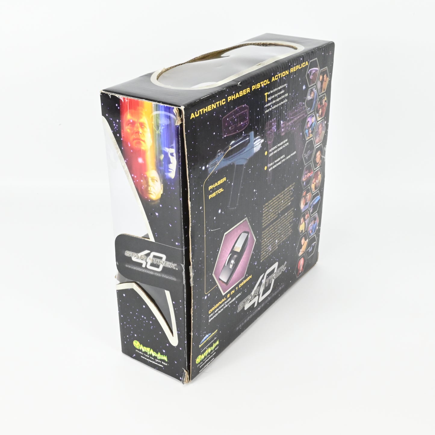 Star Trek 2-1 40. Jubiläums-Phaserpistole in Box