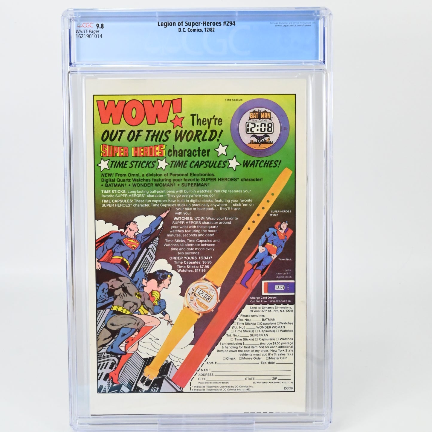 Legion of Super-Heroes #294- D.C.Comics 12/82 CGC 9.8 Grade