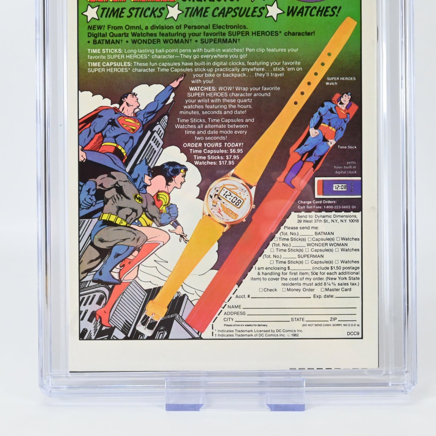 Legion of Super-Heroes #294- D.C.Comics 12/82 CGC 9.8 Grade