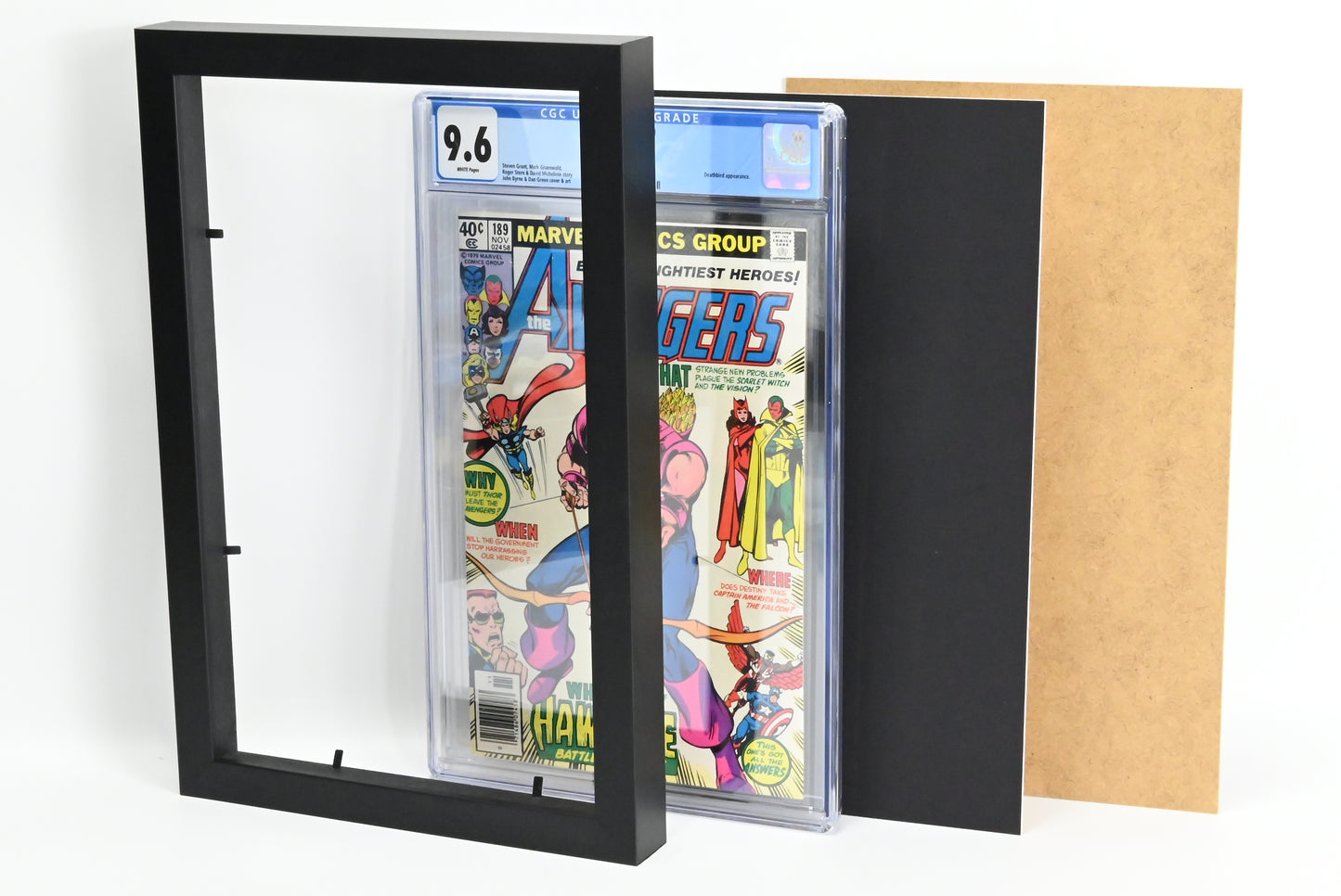 CGC Graded Comics Black Painted Frame & Black Mount *Comic not Included*
