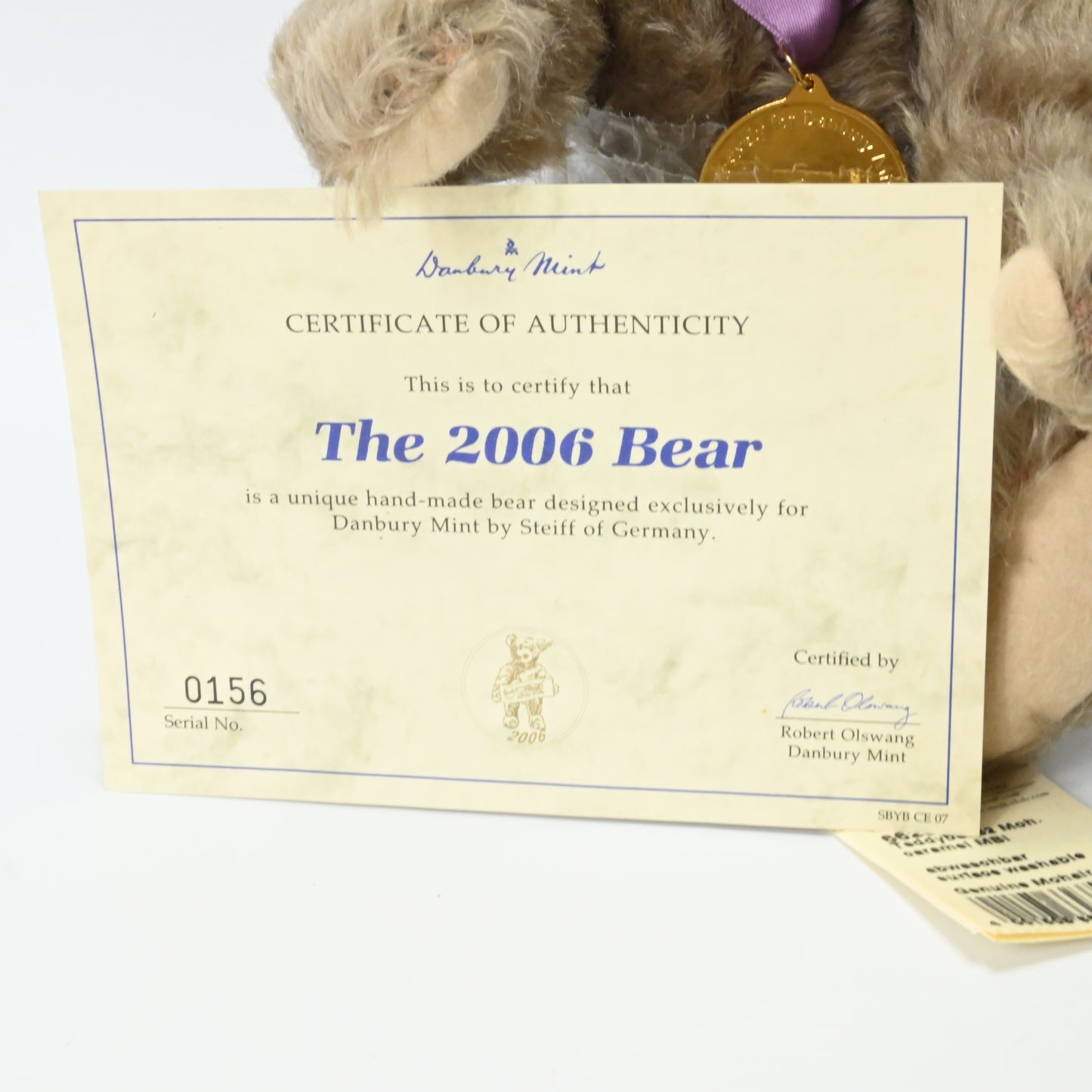 Steiff Danbury Mint 2006 Year Bear - 662379