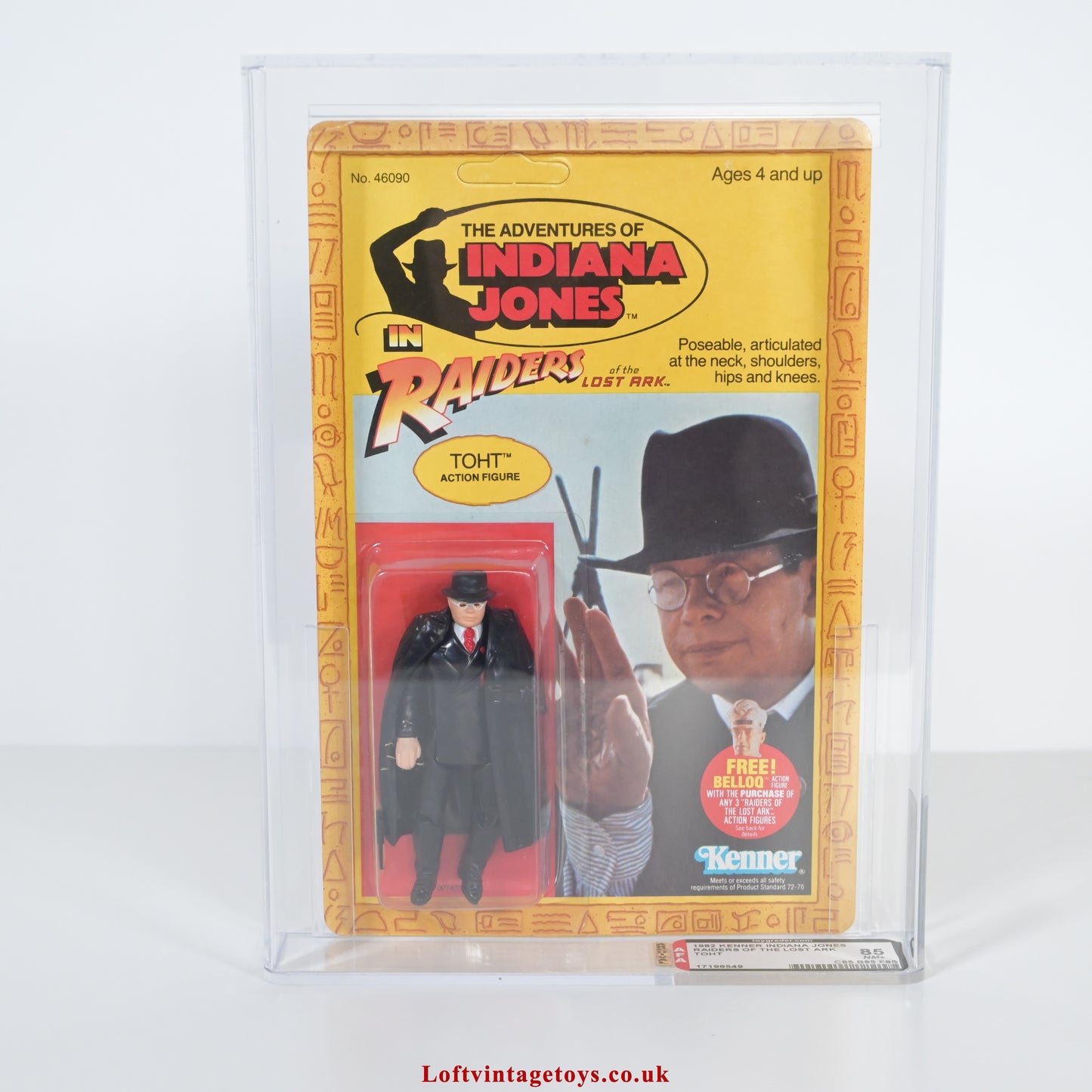 Kenner Indiana Jones Raiders Of The Lost Ark TOHT, AFA 85 not UKG