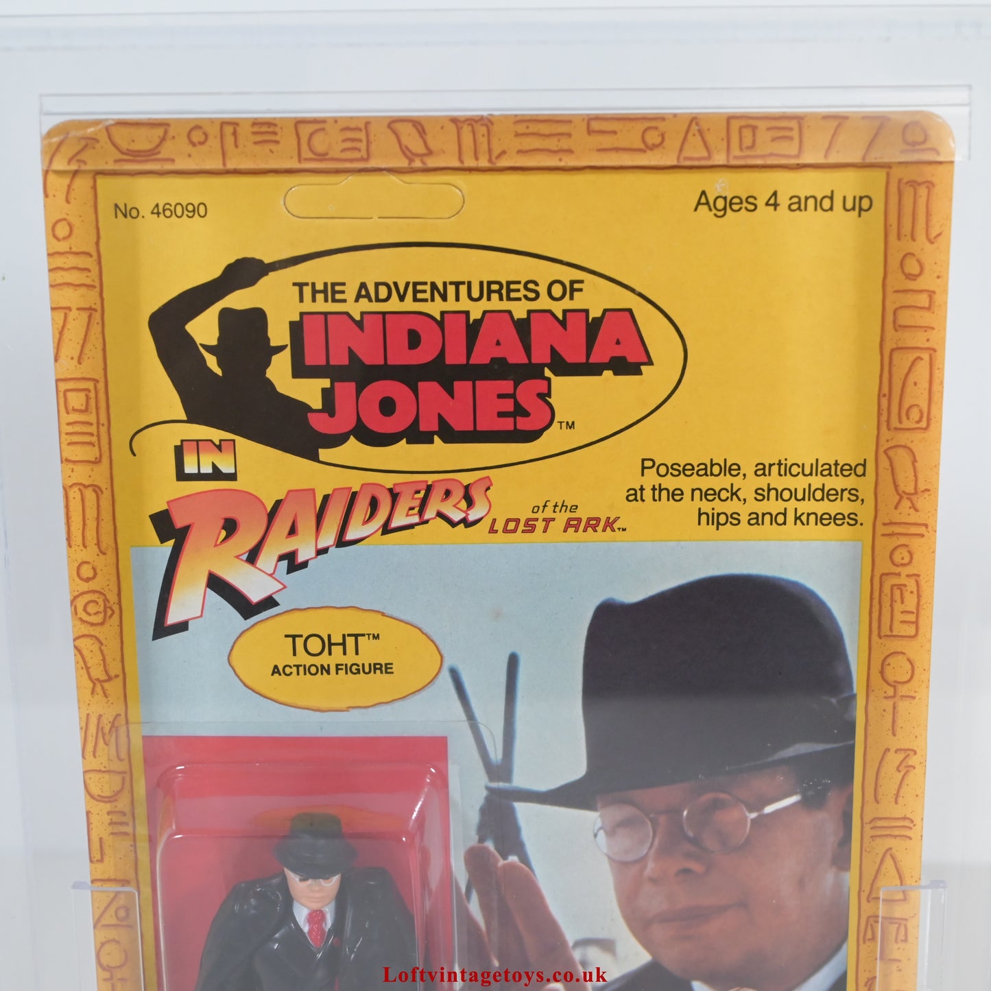 Kenner Indiana Jones Raiders Of The Lost Ark TOHT, AFA 85 not UKG