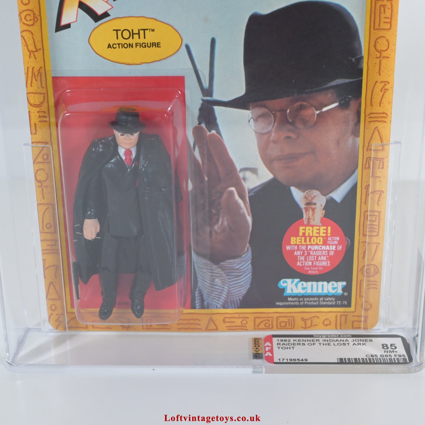 Kenner Indiana Jones Raiders Of The Lost Ark TOHT, AFA 85 not UKG