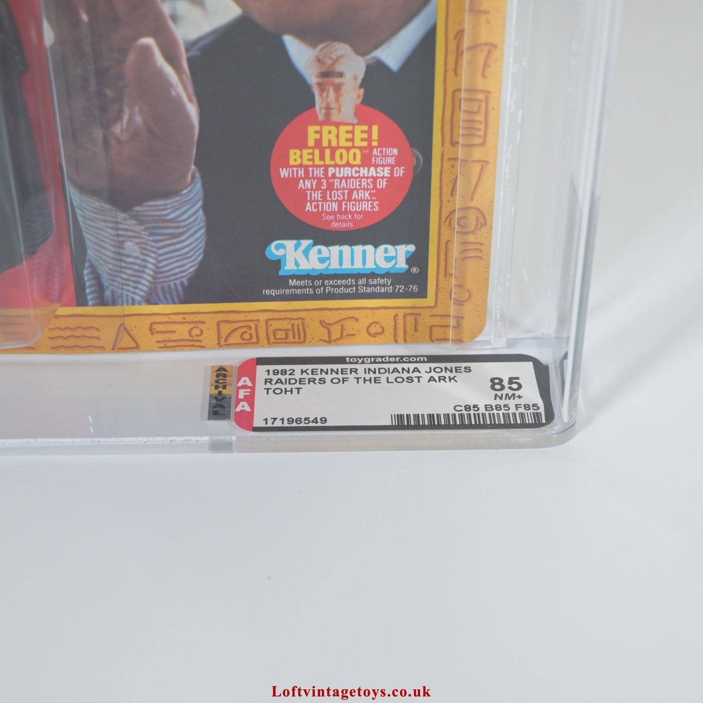Kenner Indiana Jones Raiders Of The Lost Ark TOHT, AFA 85 not UKG