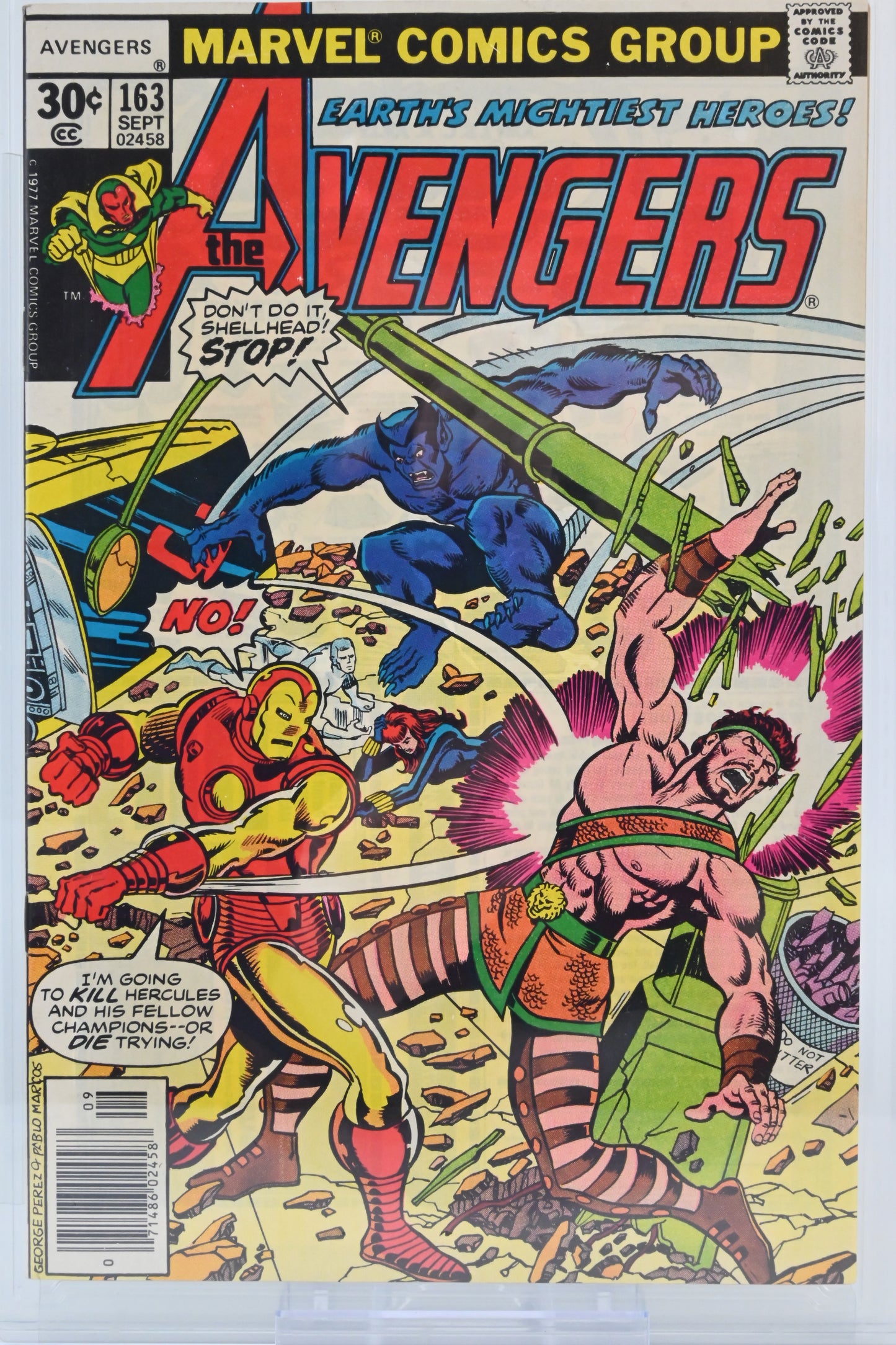 The Avengers #163 CGC 9.6 / 1977