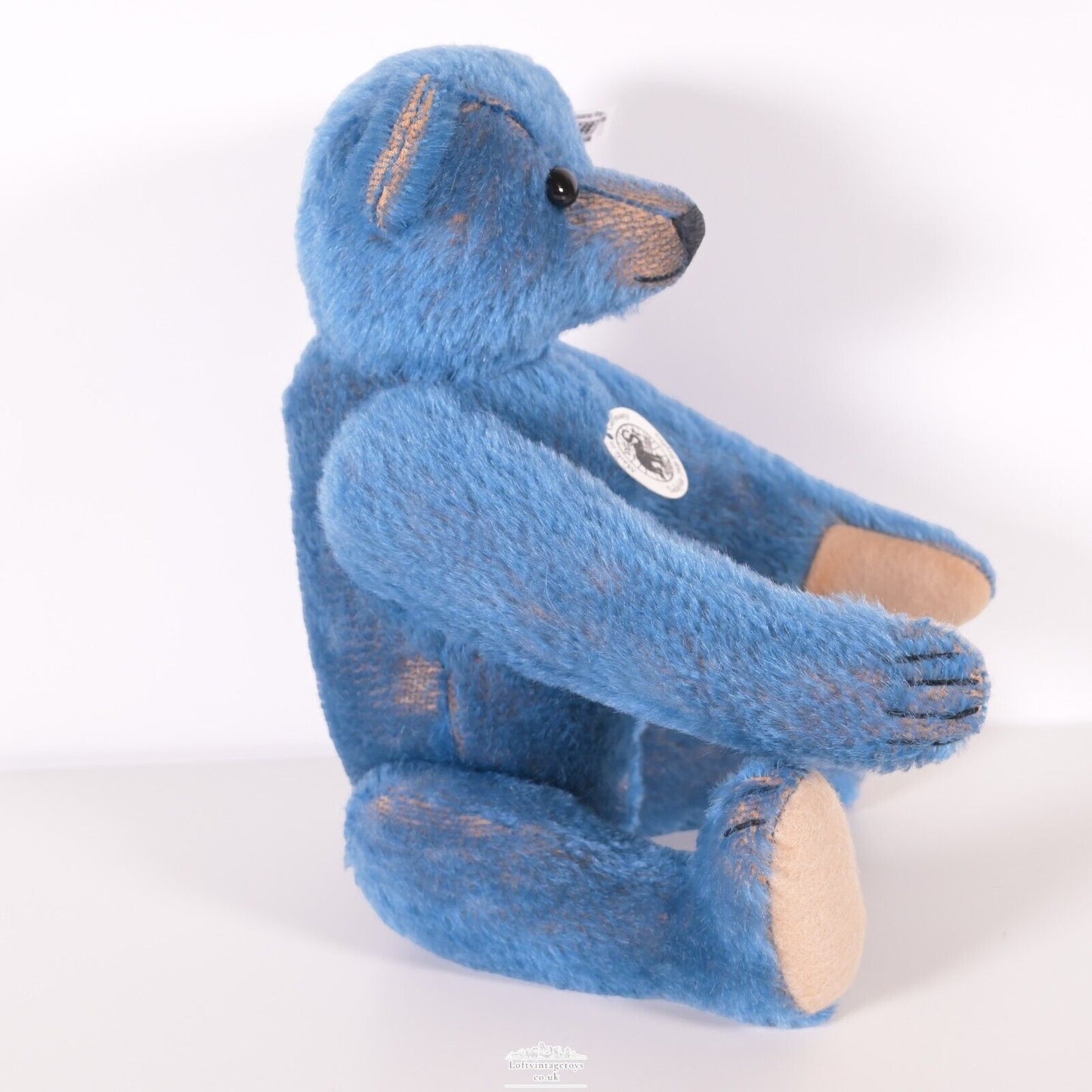 Steiff 1908 Replica Blue Mohair Teddy Bear - 403002