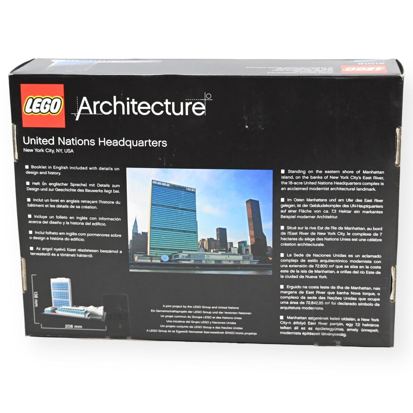 Lego Architecture 21018 United Nations Headquarters - New & Sealed