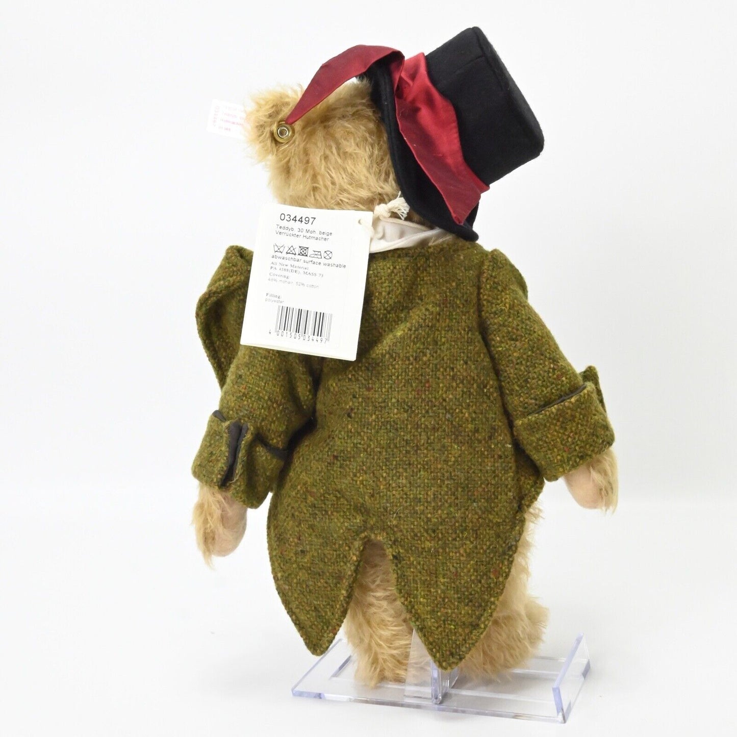 Steiff The Mad Hatter Teddy Bear - 034497 Limited Edition